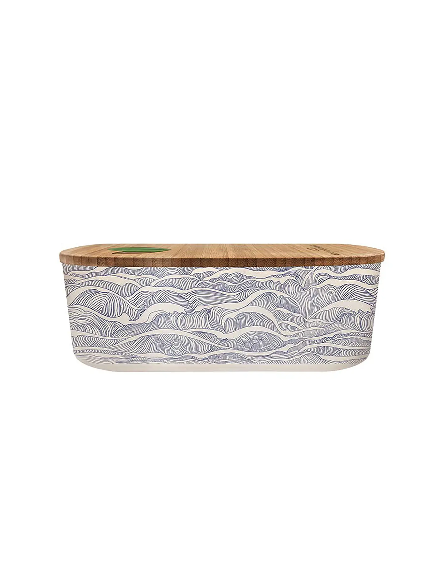 CHIC.MIC | Frischhaltedose bioloco plant lunchbox oval Abstract Earth | bunt