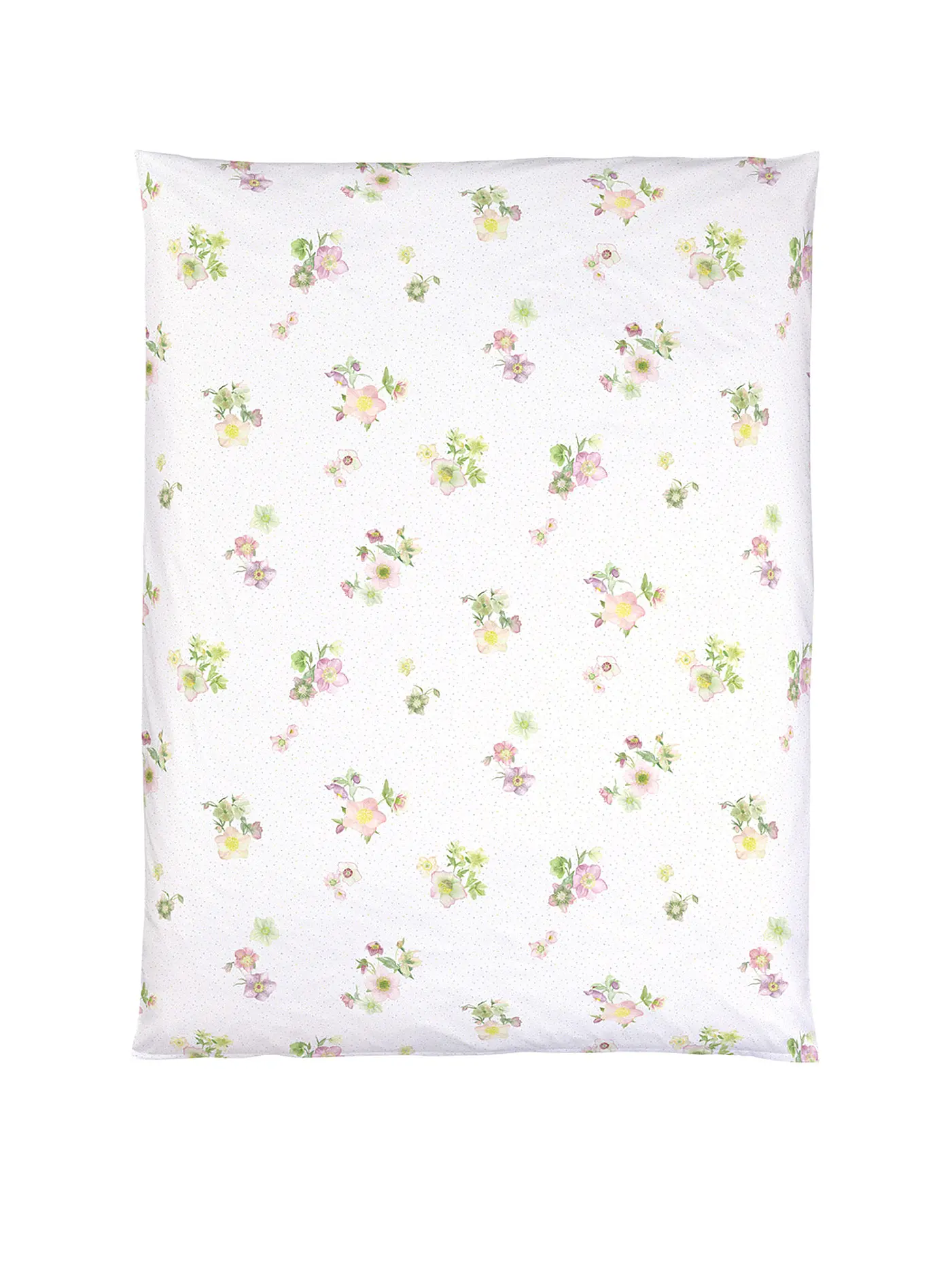 CHRISTIAN FISCHBACHER | Satin Deckenbezug FLEUR 140x200cm Weiss | weiss