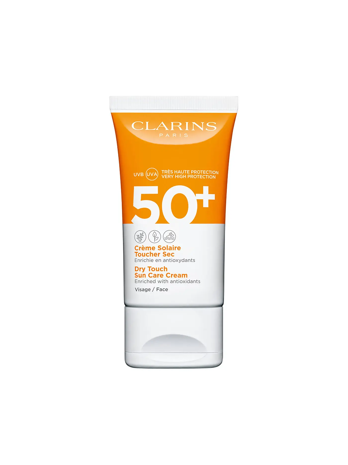 CLARINS | Sonnenpflege - Crème Solaire Toucher Sec Visage UVB/UVA 50+50ml | keine Farbe