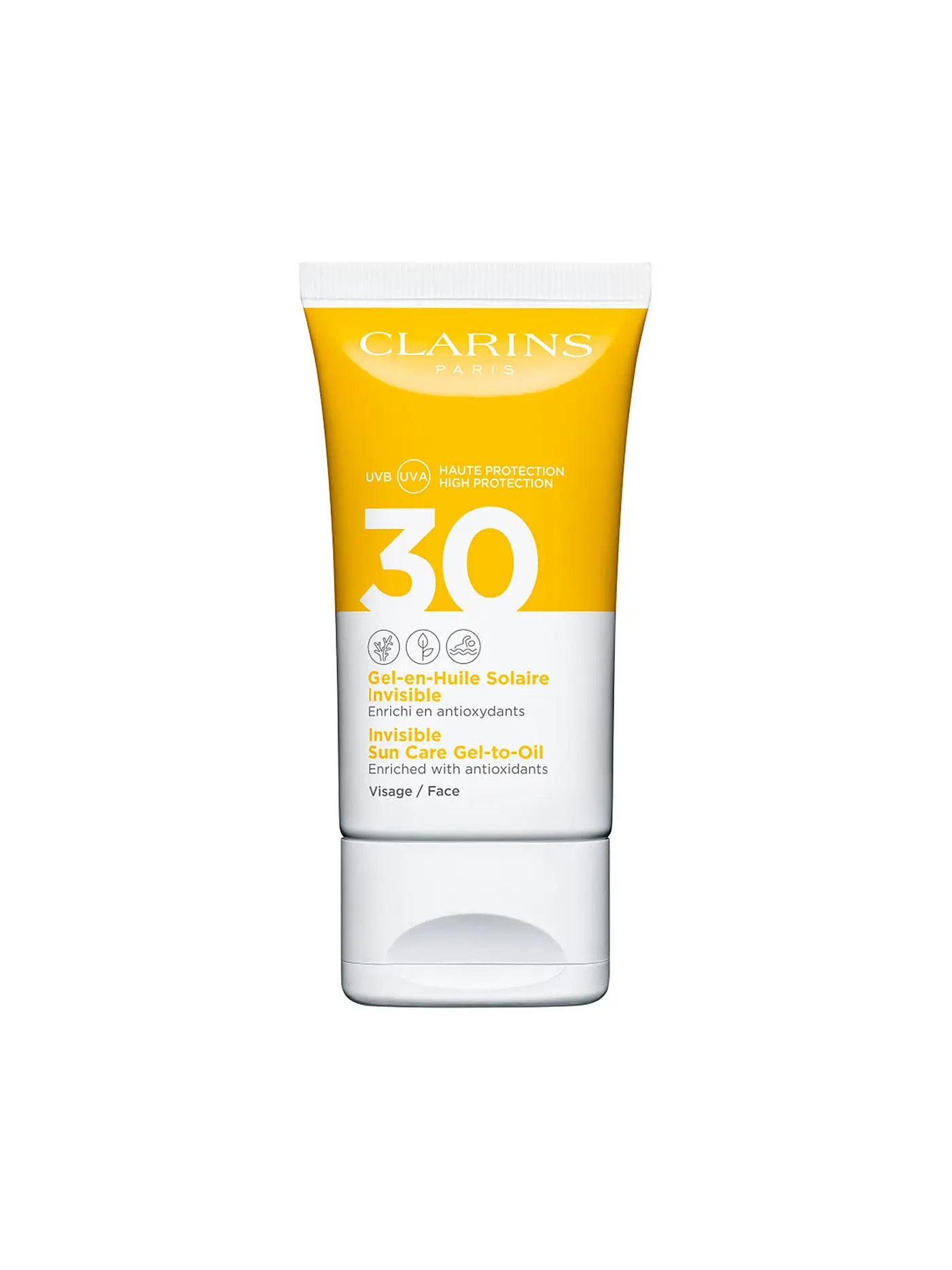 CLARINS | Sonnenpflege - Gel-en-Huile Solaire Invisible Visage UVB/UVA 30 50ml | keine Farbe
