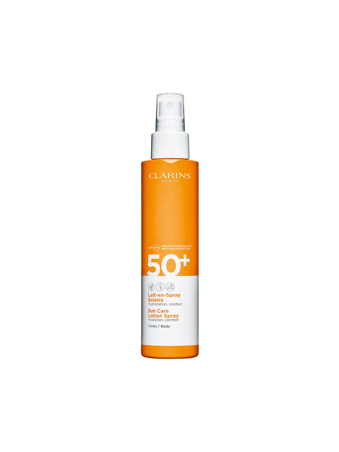 CLARINS | Sonnenpflege - Lait-en-Spray Solaire Corps UVB/UVA 50+150ml | keine Farbe