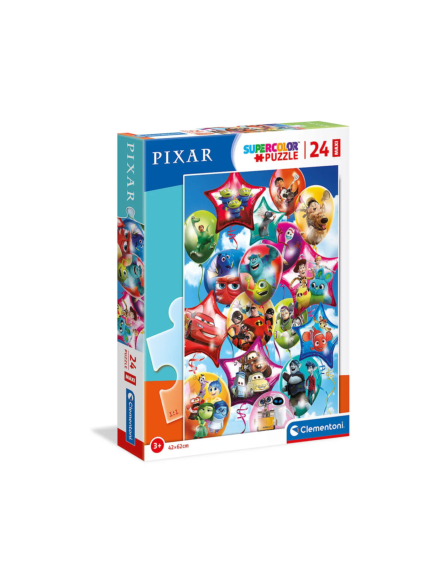CLEMENTONI | Kinderpuzzle 24 Teile Maxi Pixxar Party | keine Farbe