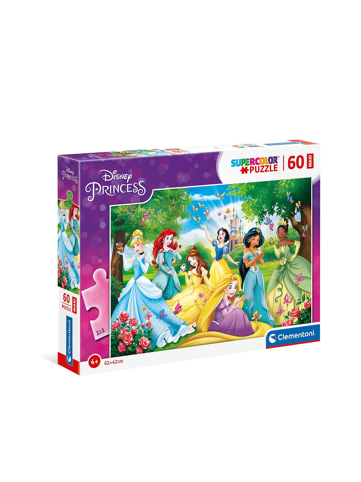 CLEMENTONI | Kinderpuzzle 60 Teile Maxi Princess | keine Farbe