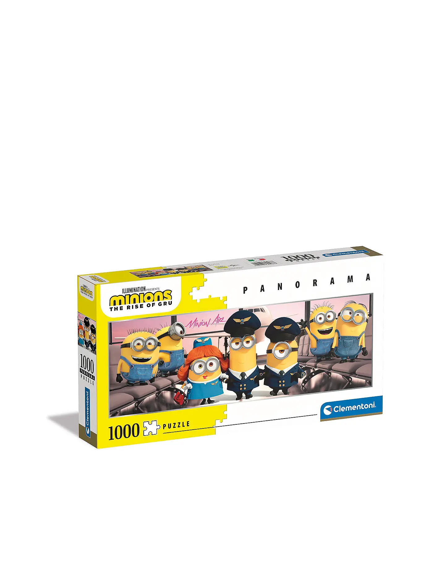 CLEMENTONI | Puzzle - Panorama - Minions - Rise of  Gru 1000 Teile | keine Farbe