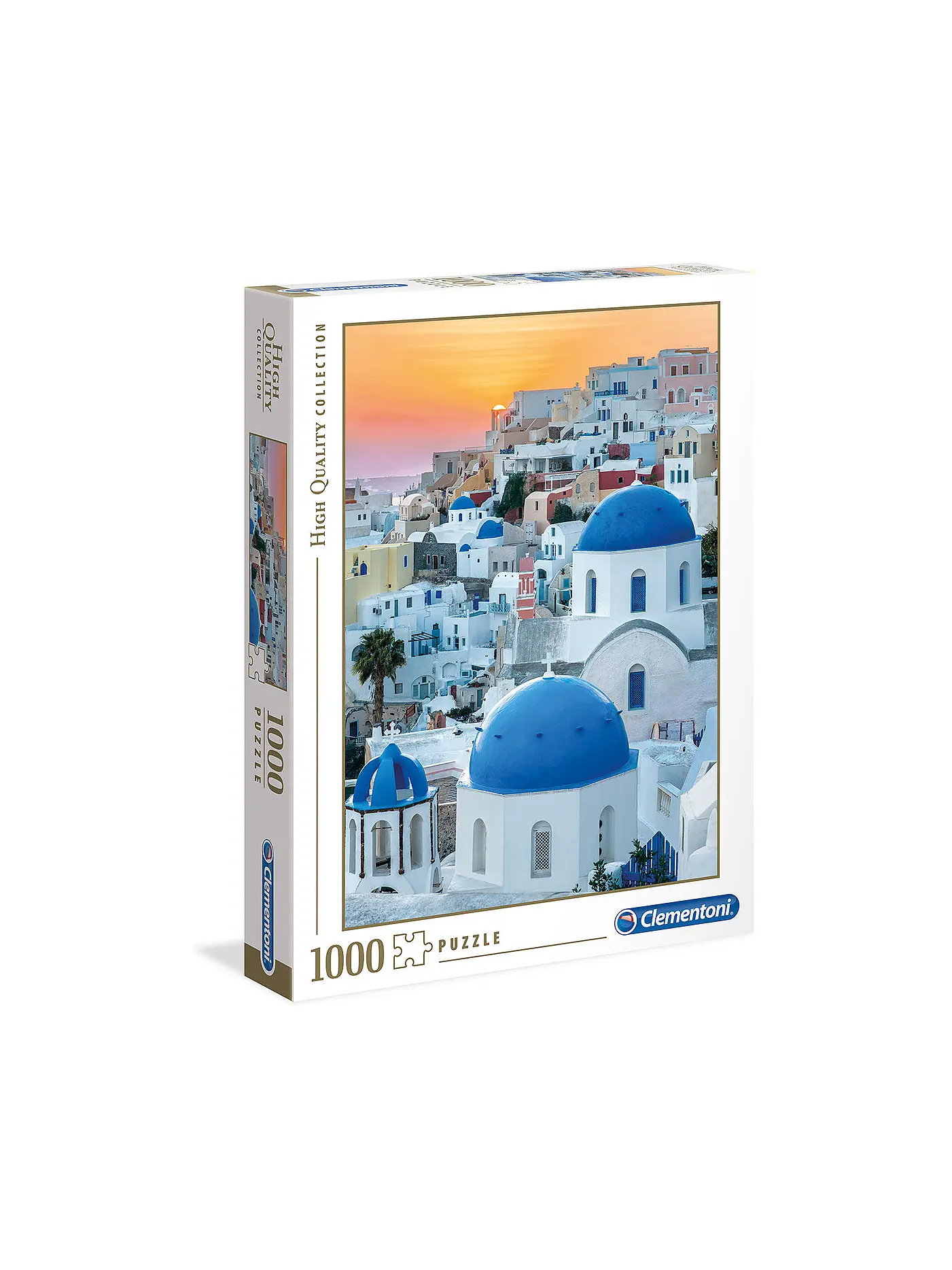 CLEMENTONI | Puzzle - Santorini 1000 Teile | keine Farbe
