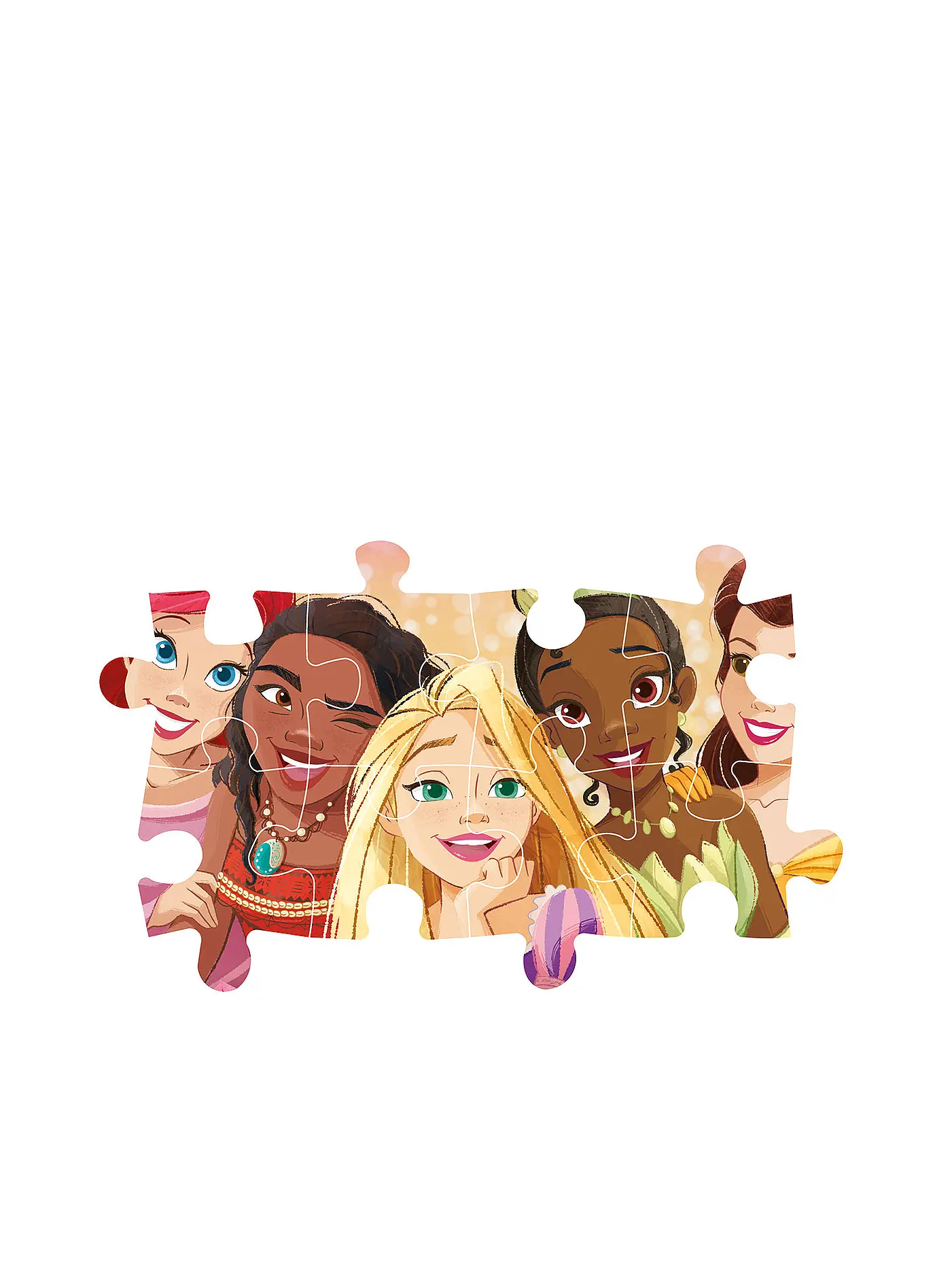 CLEMENTONI | Puzzle Maxi Supercolor - Disney Princess 24 Teile | keine Farbe