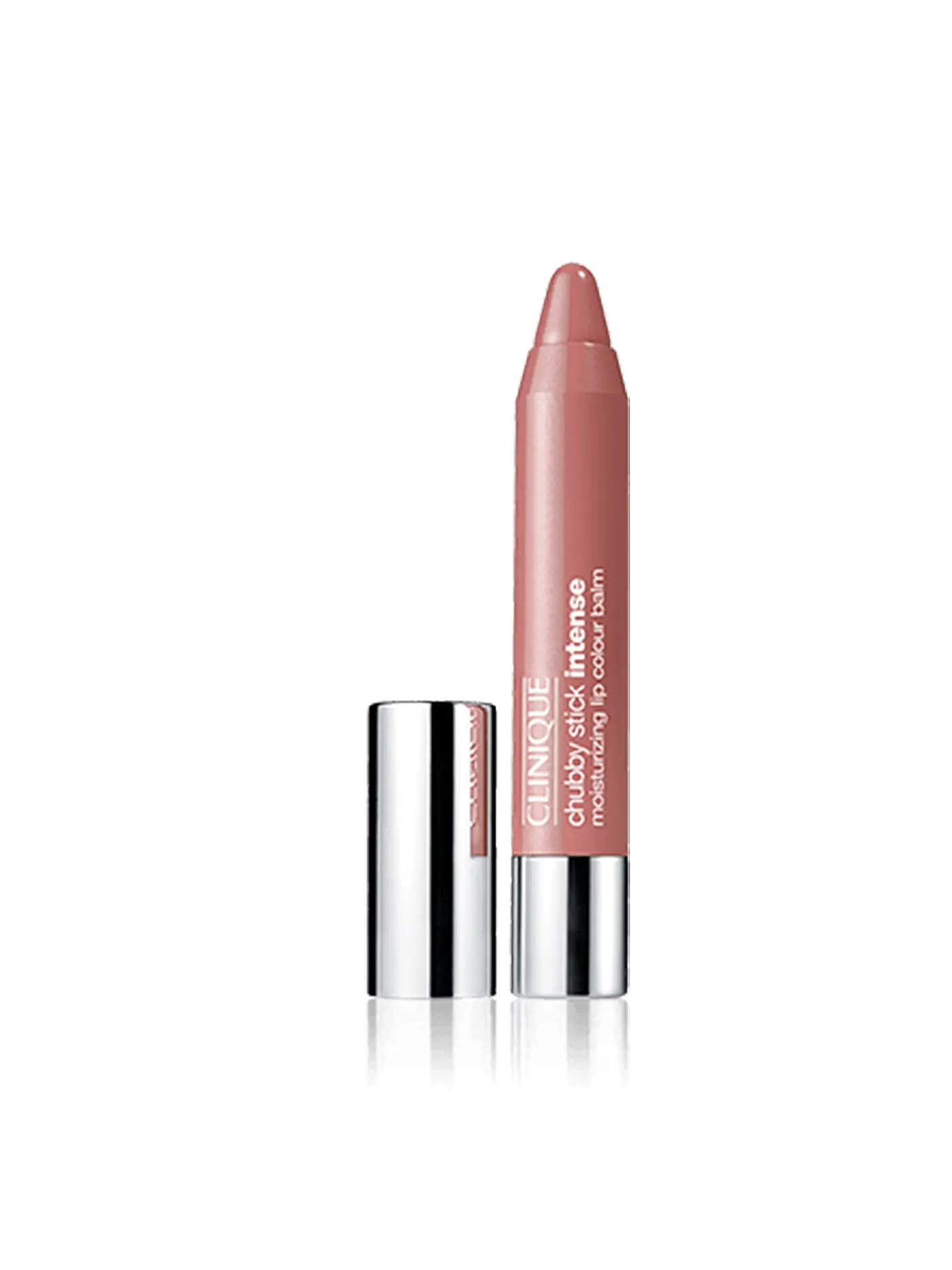 CLINIQUE | Lippenstift - 'Chubby Stick Intense Moisturizing Lip Color Balm (01 Curviest Carame) | rosa