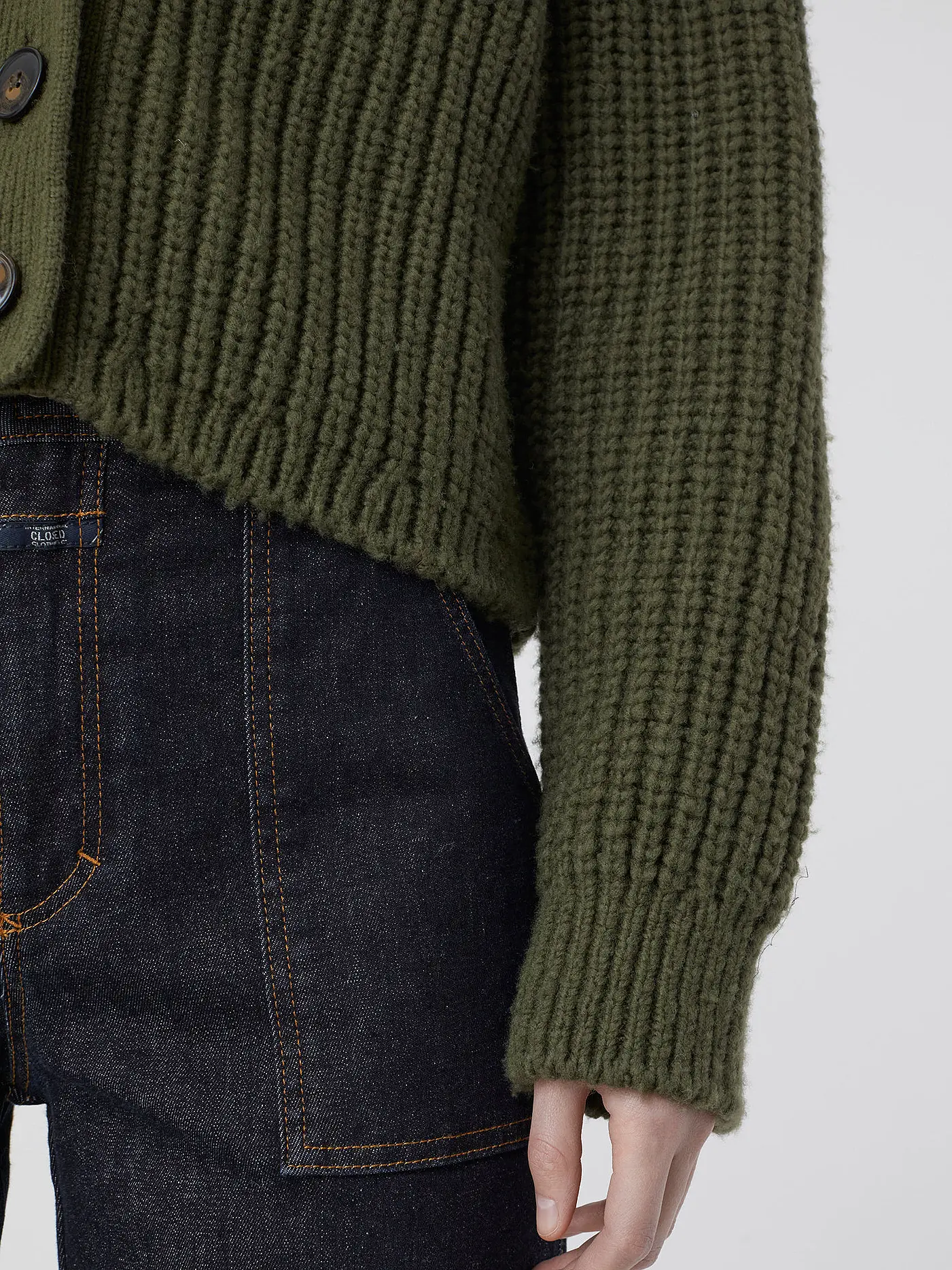 CLOSED | Cardigan | dunkelgrün