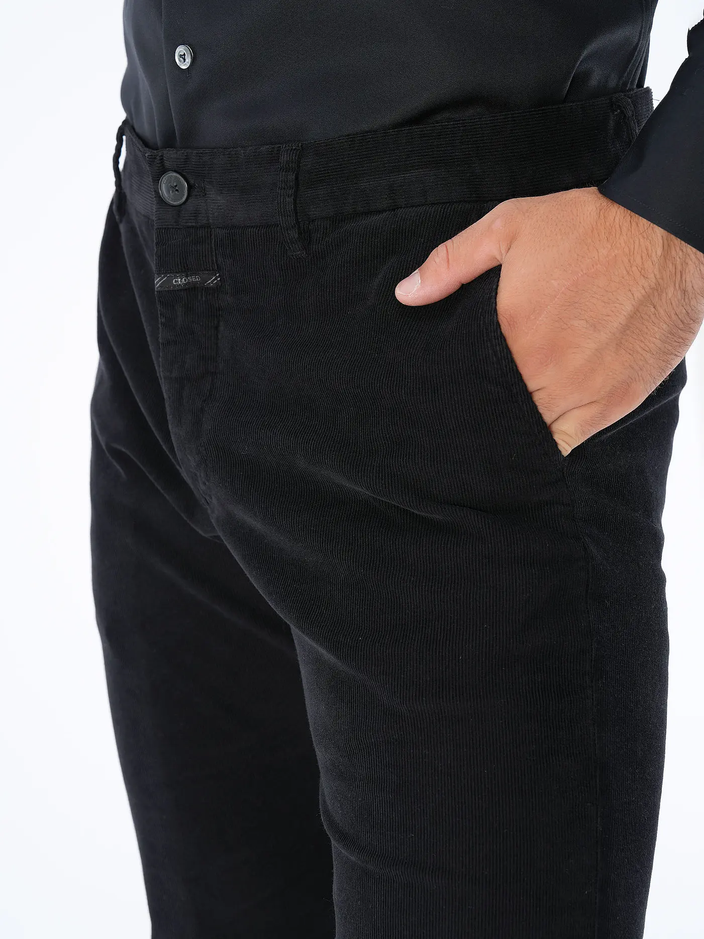 CLOSED | Chino Slim Fit CLIFTON | schwarz
