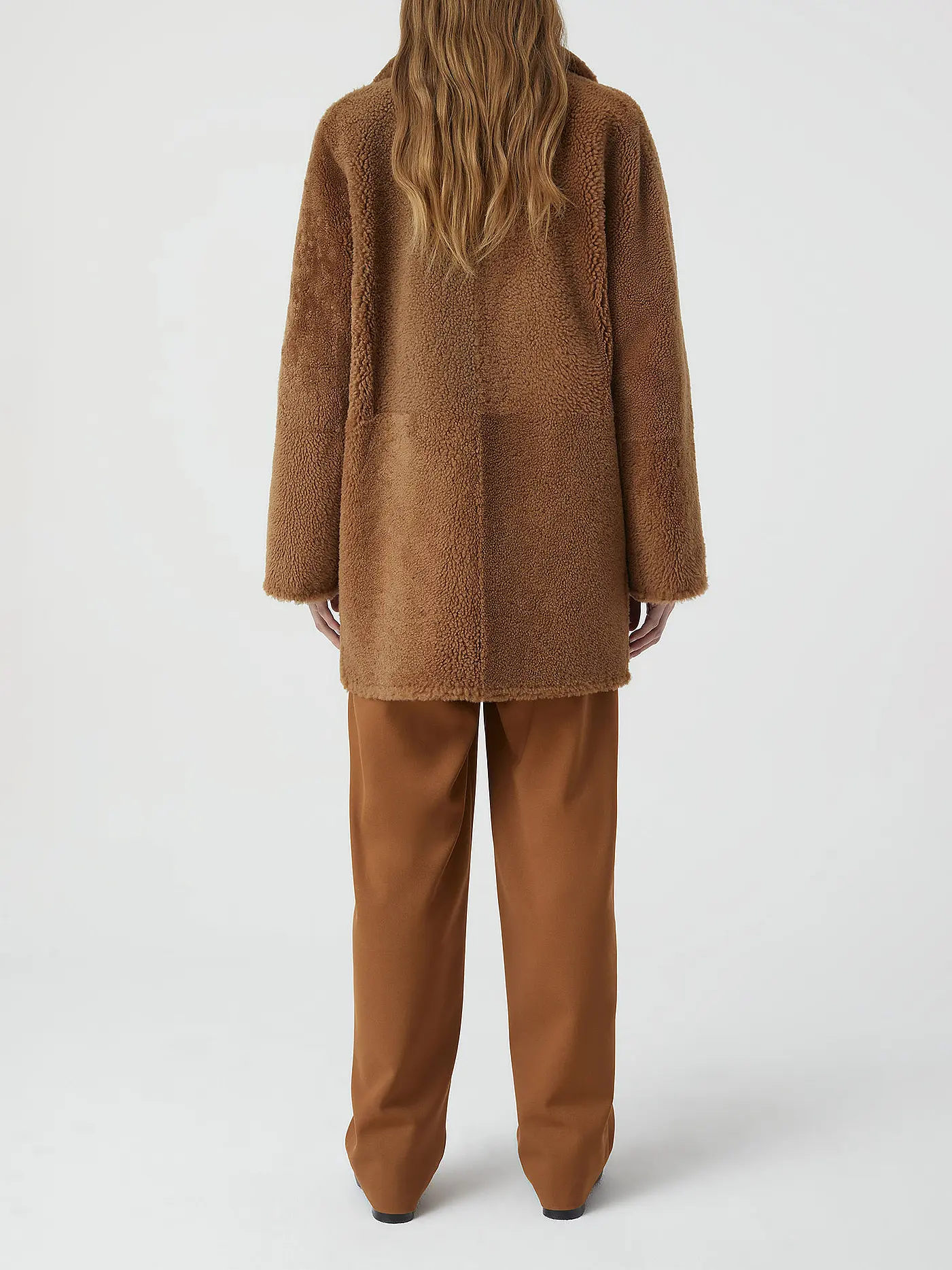 CLOSED | Felljacke - Wendejacke | braun