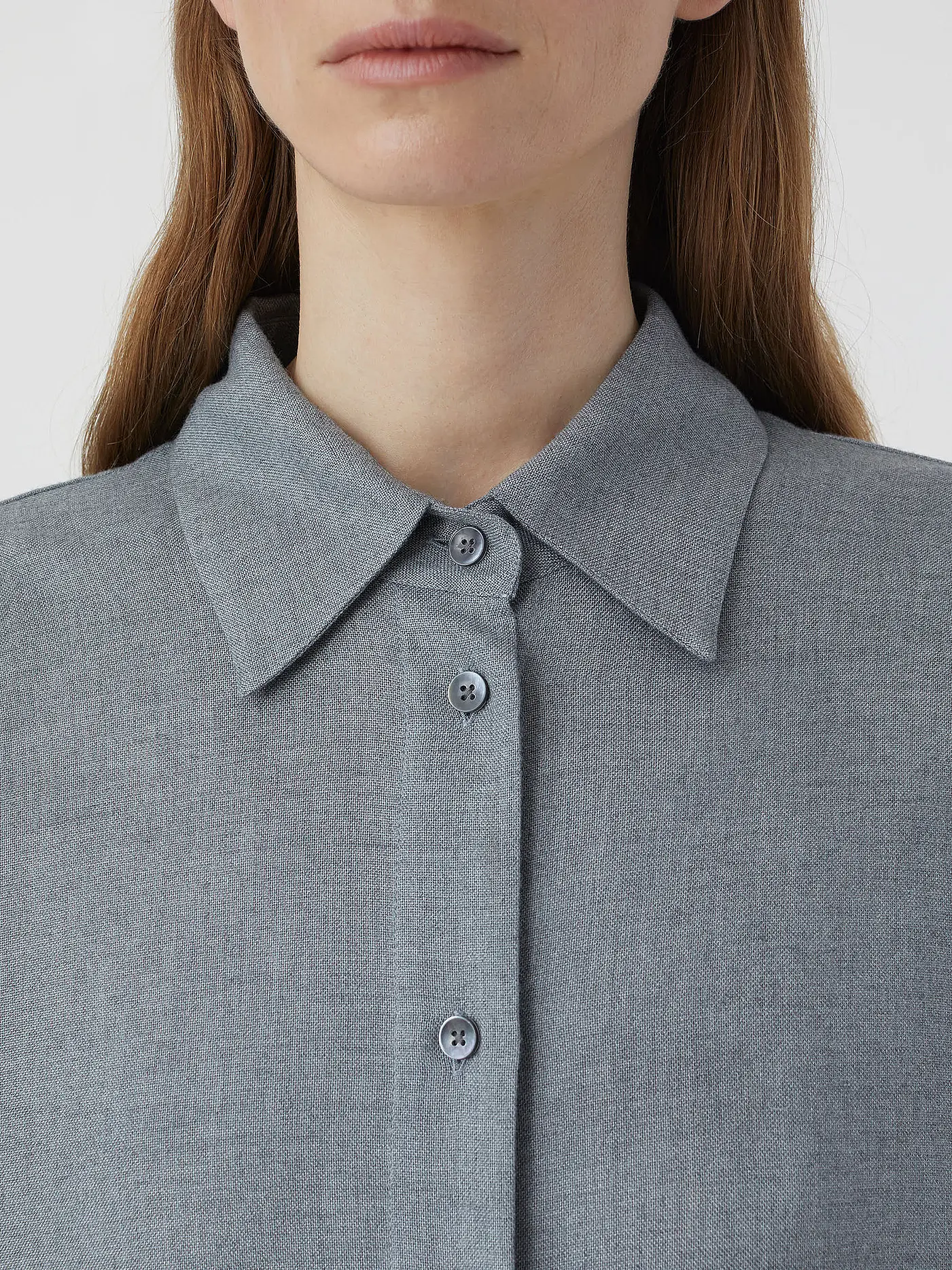 CLOSED | Hemdbluse | grau