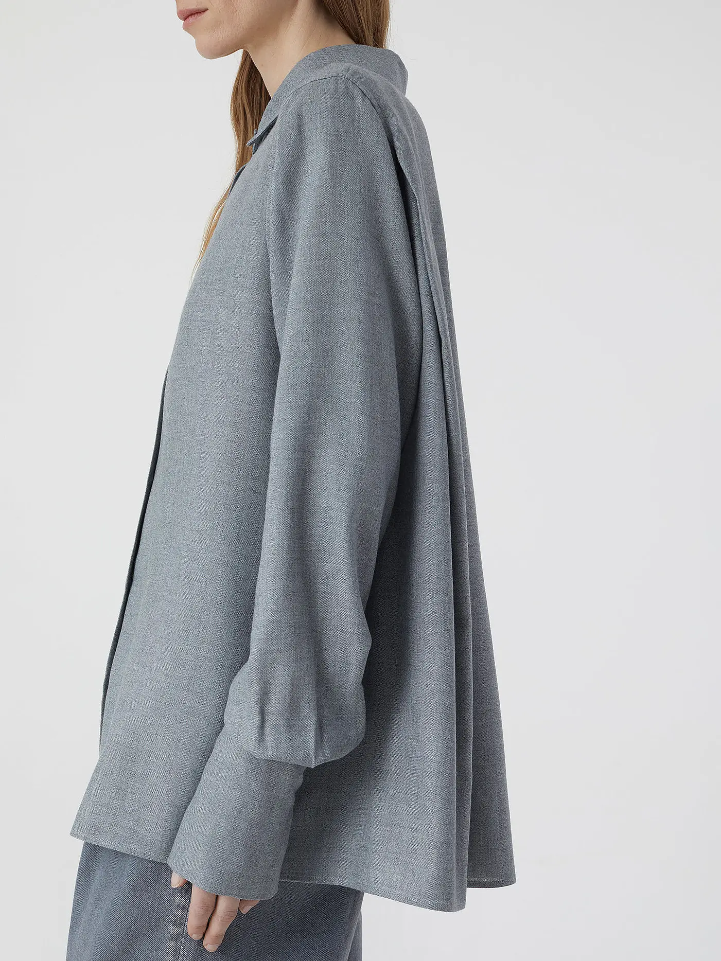 CLOSED | Hemdbluse | grau