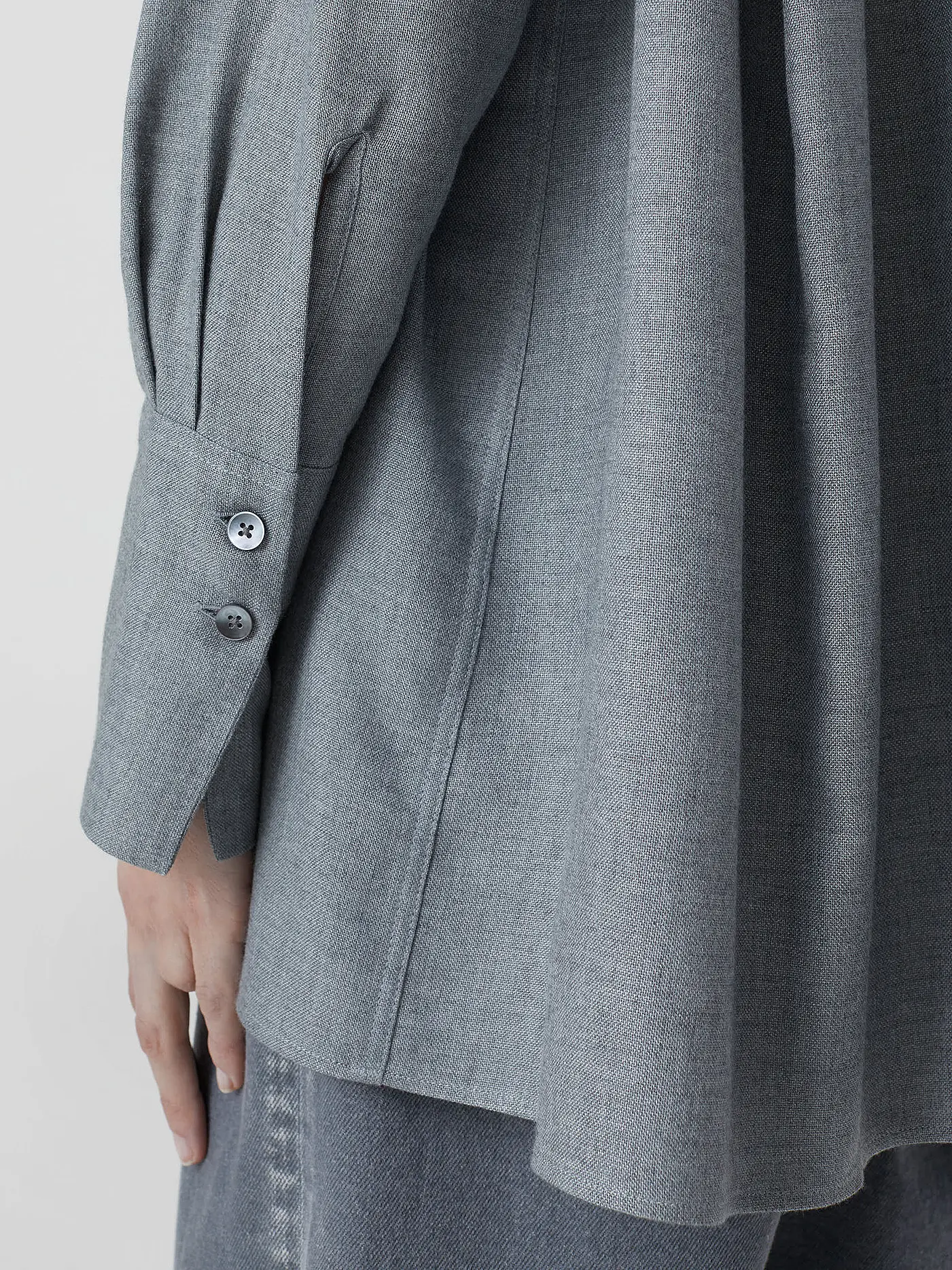CLOSED | Hemdbluse | grau