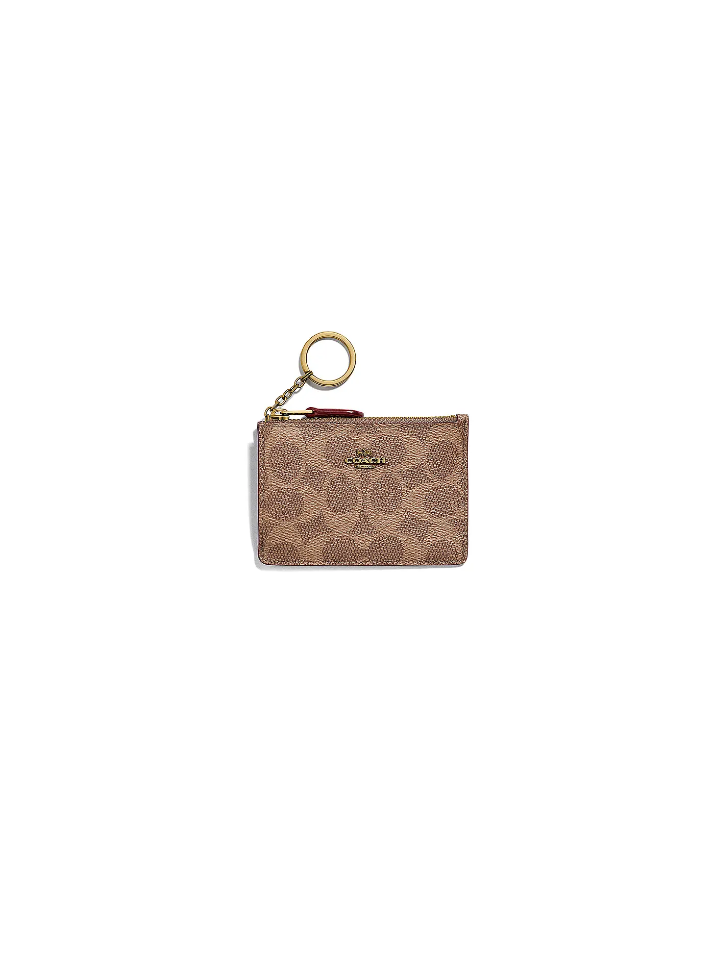 COACH | Geldbörse MINI ID SKINNY | braun