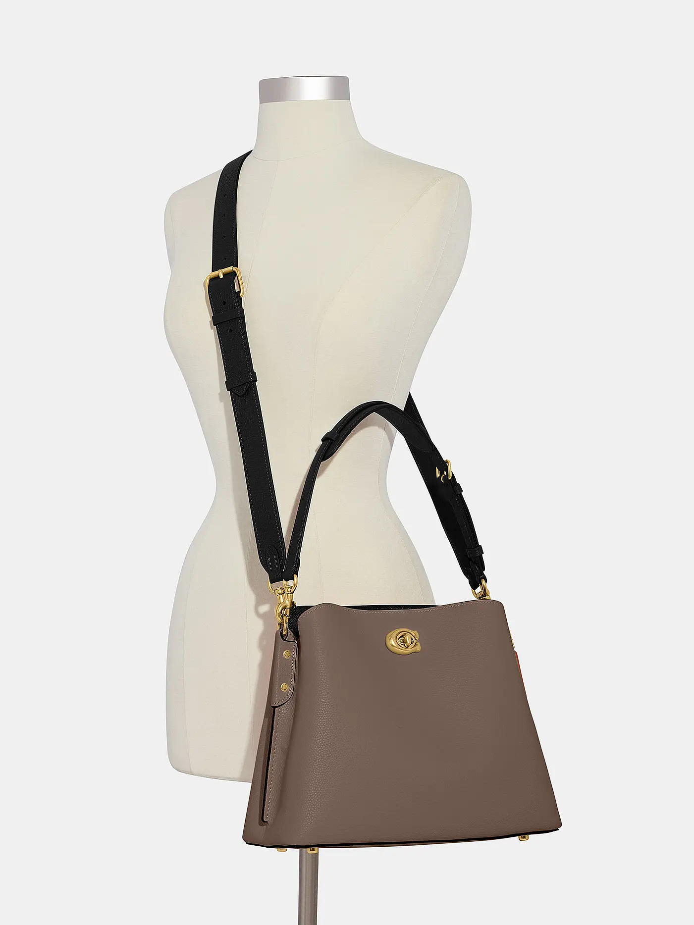 COACH | Ledertasche - Hobo Bag WILLOW | grau