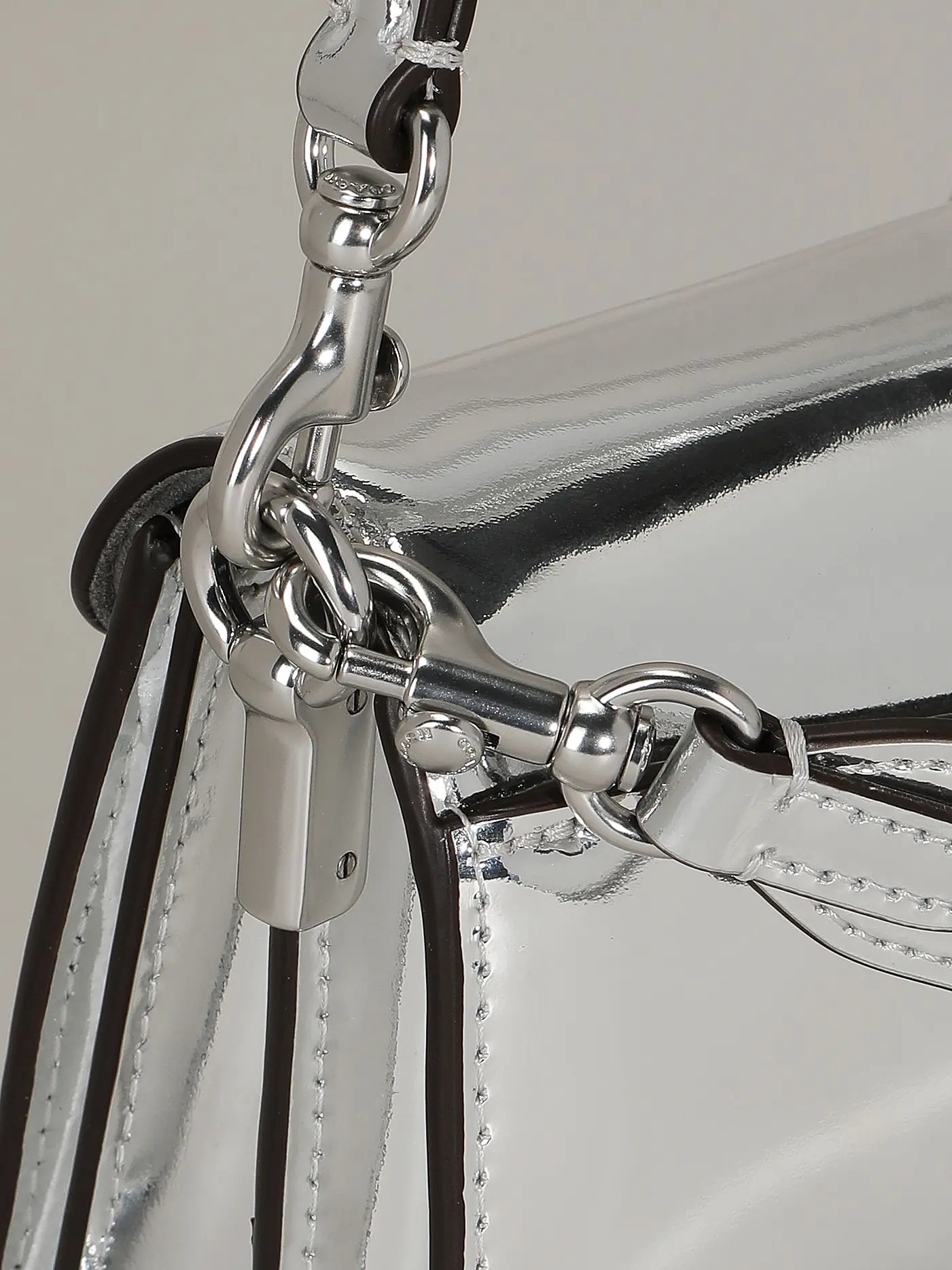 COACH | Ledertasche - Mini Bag TABBY  | silber