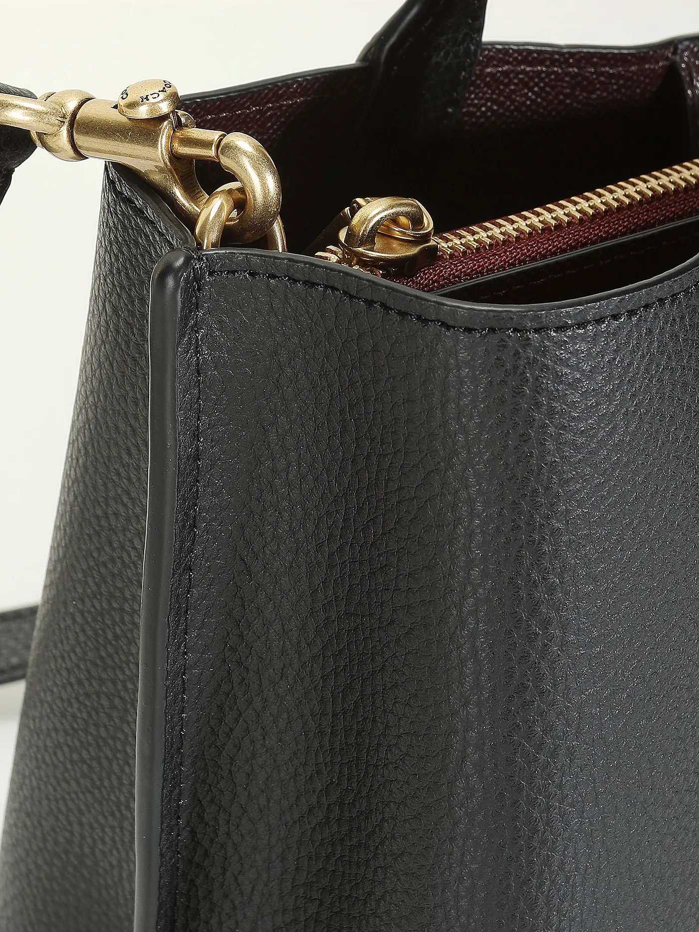 COACH | Ledertasche - Mini Tote Bag WILLOW TOTE 24 | schwarz