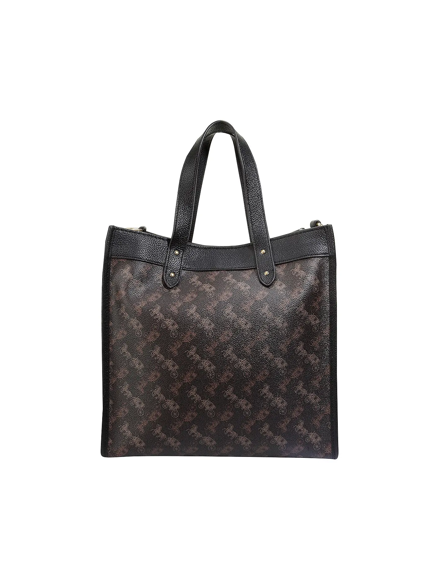 COACH | Ledertasche - Tote Bag FIELD | schwarz