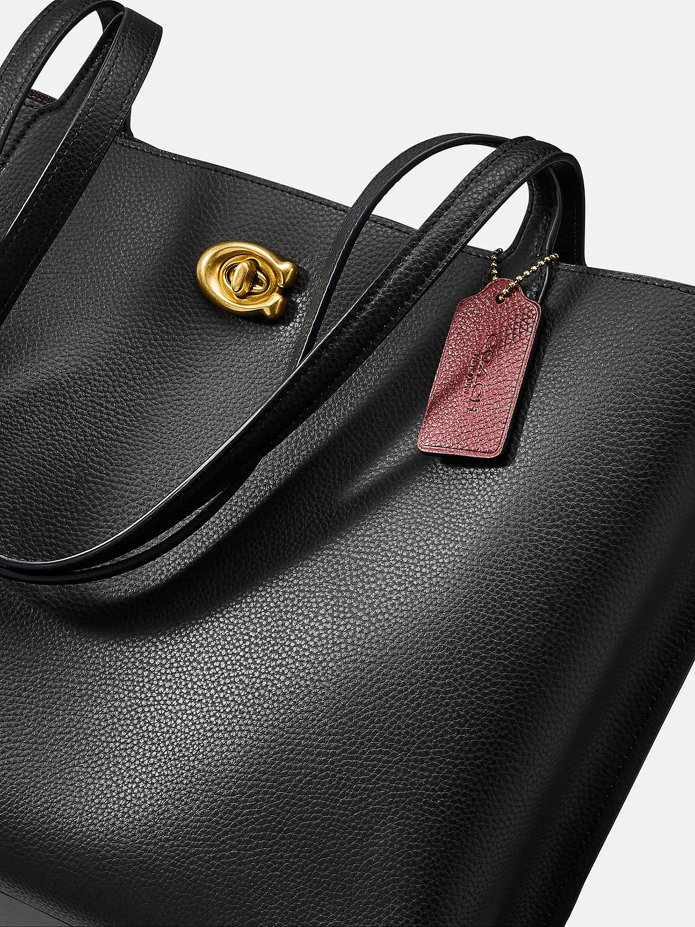 COACH | Ledertasche - Tote Bag WILLOW | schwarz