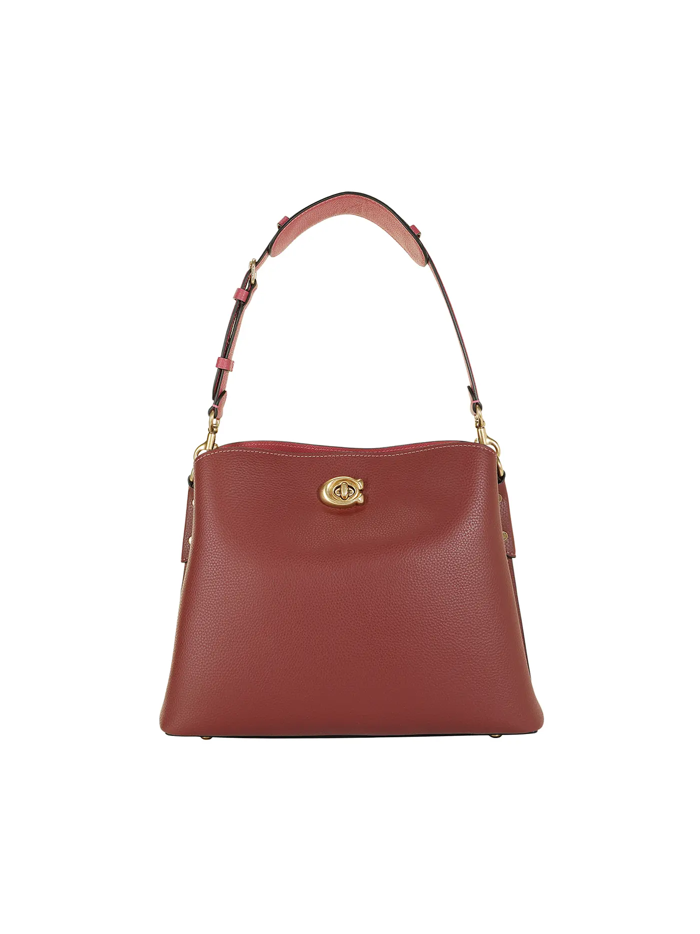 COACH | Ledertasche - Umhängetasche WILLOW  | dunkelrot
