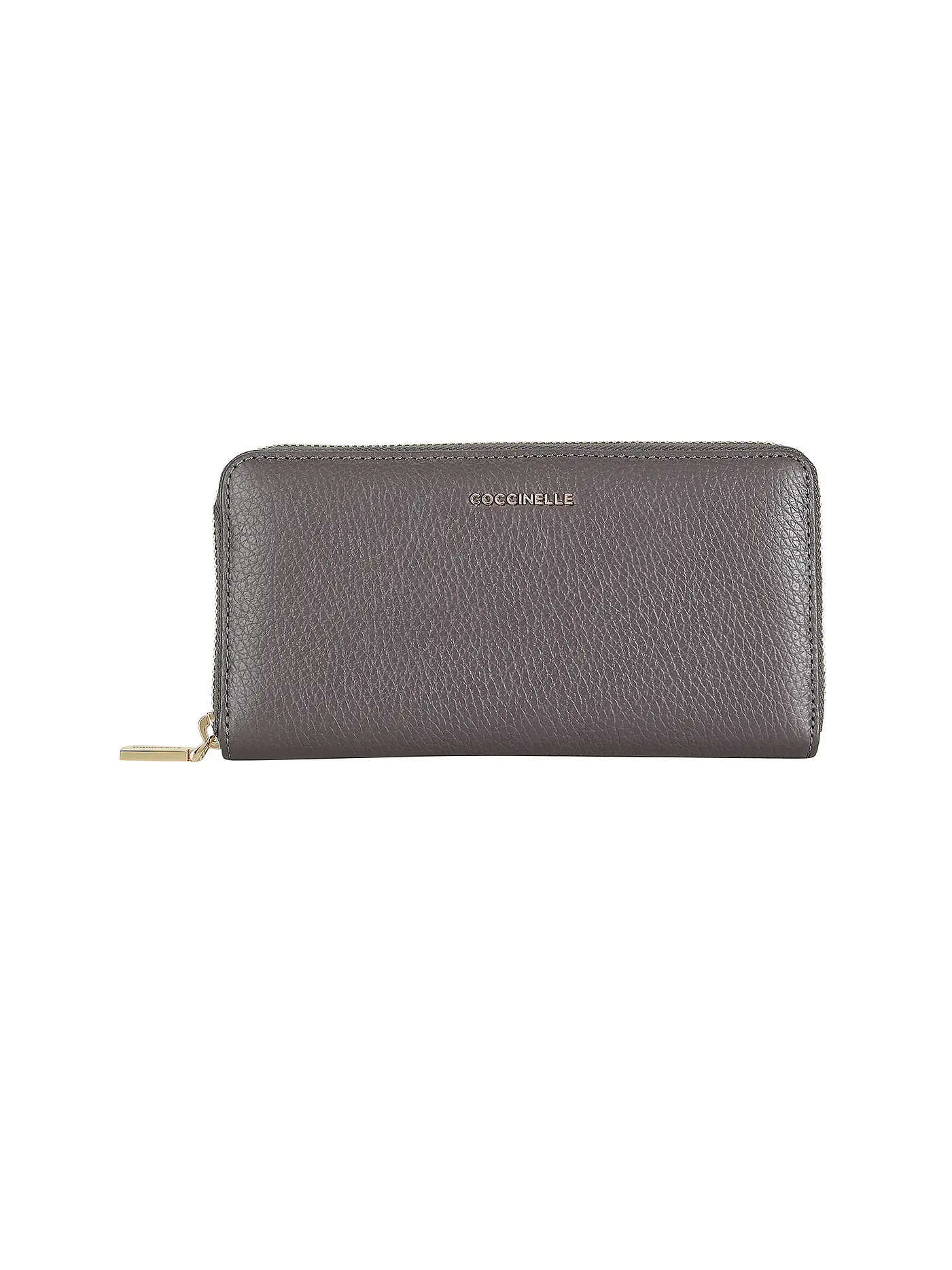 COCCINELLE | Geldbörse METALLIC SOFT | grau