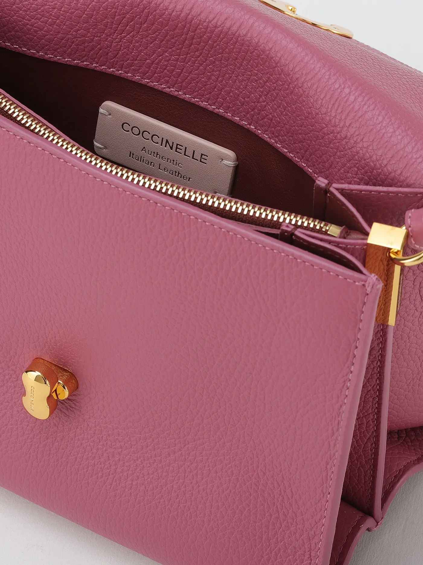 COCCINELLE | Ledertasche - Henkeltasche COCCINELLEBINXIE | pink