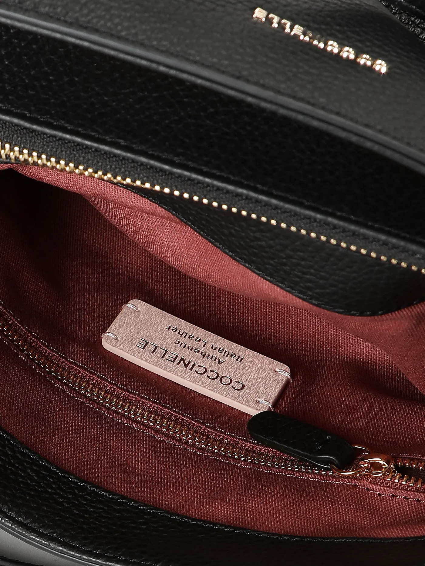 COCCINELLE | Ledertasche - Henkeltasche COCCINELLEGLEEN | schwarz
