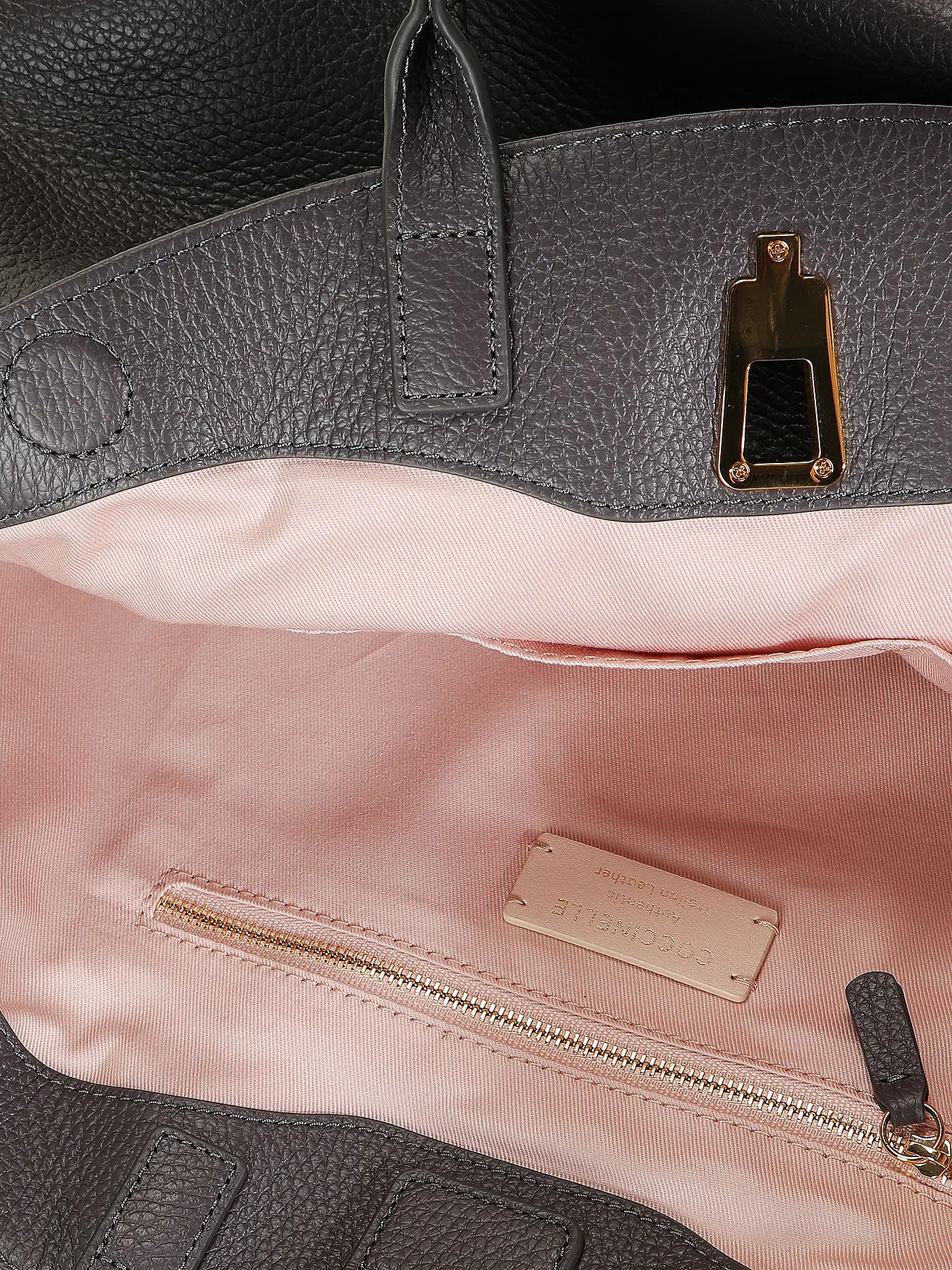 COCCINELLE | Ledertasche - Henkeltasche COCCINELLEMAGIE SOFT | grau