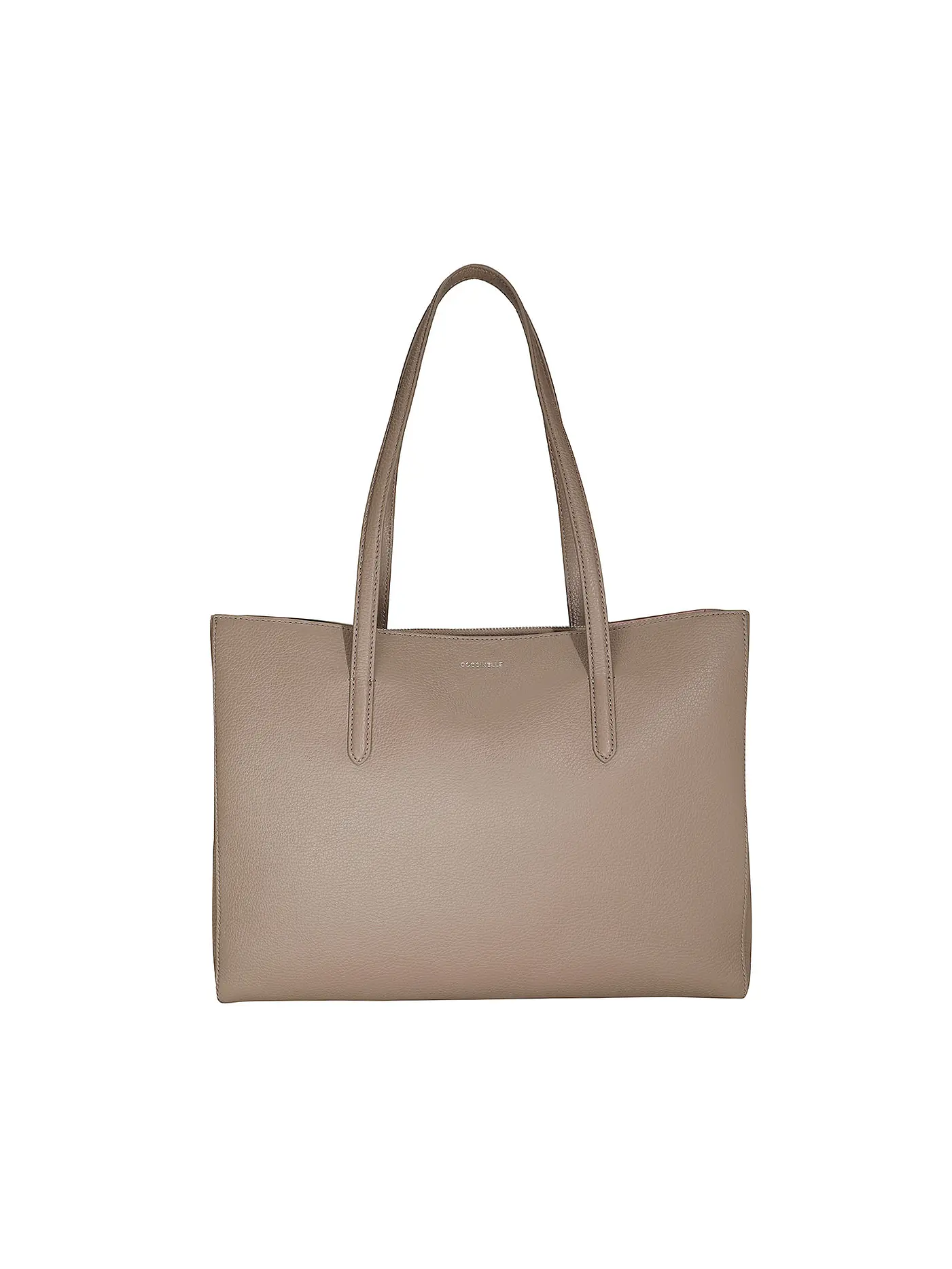 COCCINELLE | Ledertasche - Henkeltasche COCCINELLESWAP  | beige