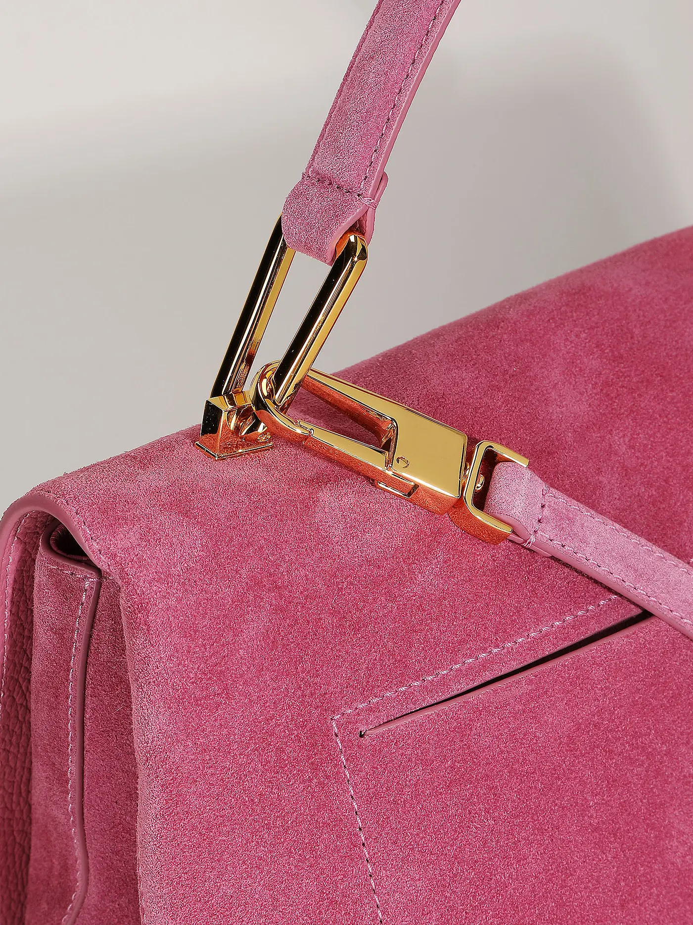 COCCINELLE | Ledertasche - Henkeltasche LIYA  SUEDE | pink