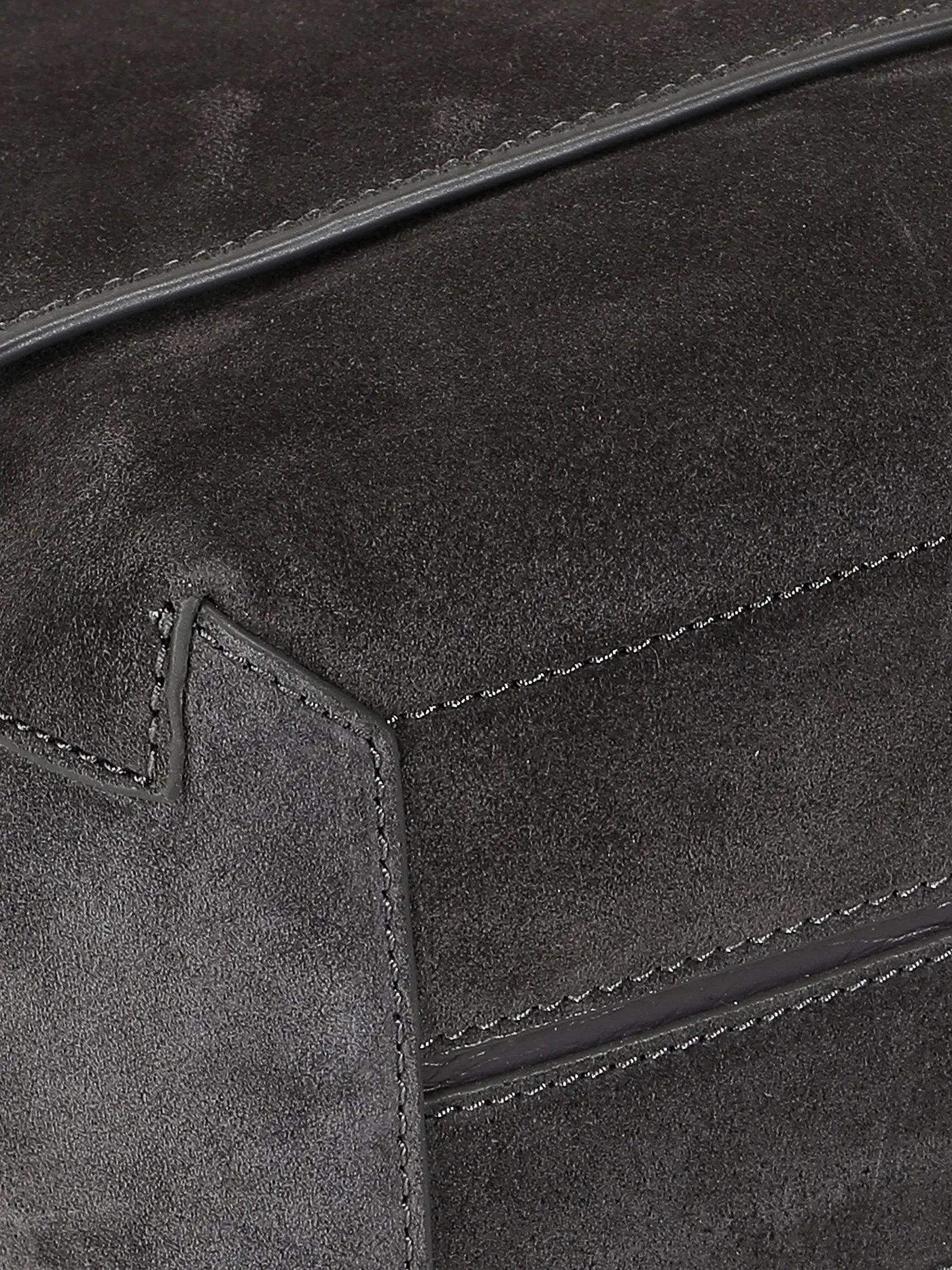 COCCINELLE | Ledertasche - Henkeltasche LIYA  SUEDE | grau
