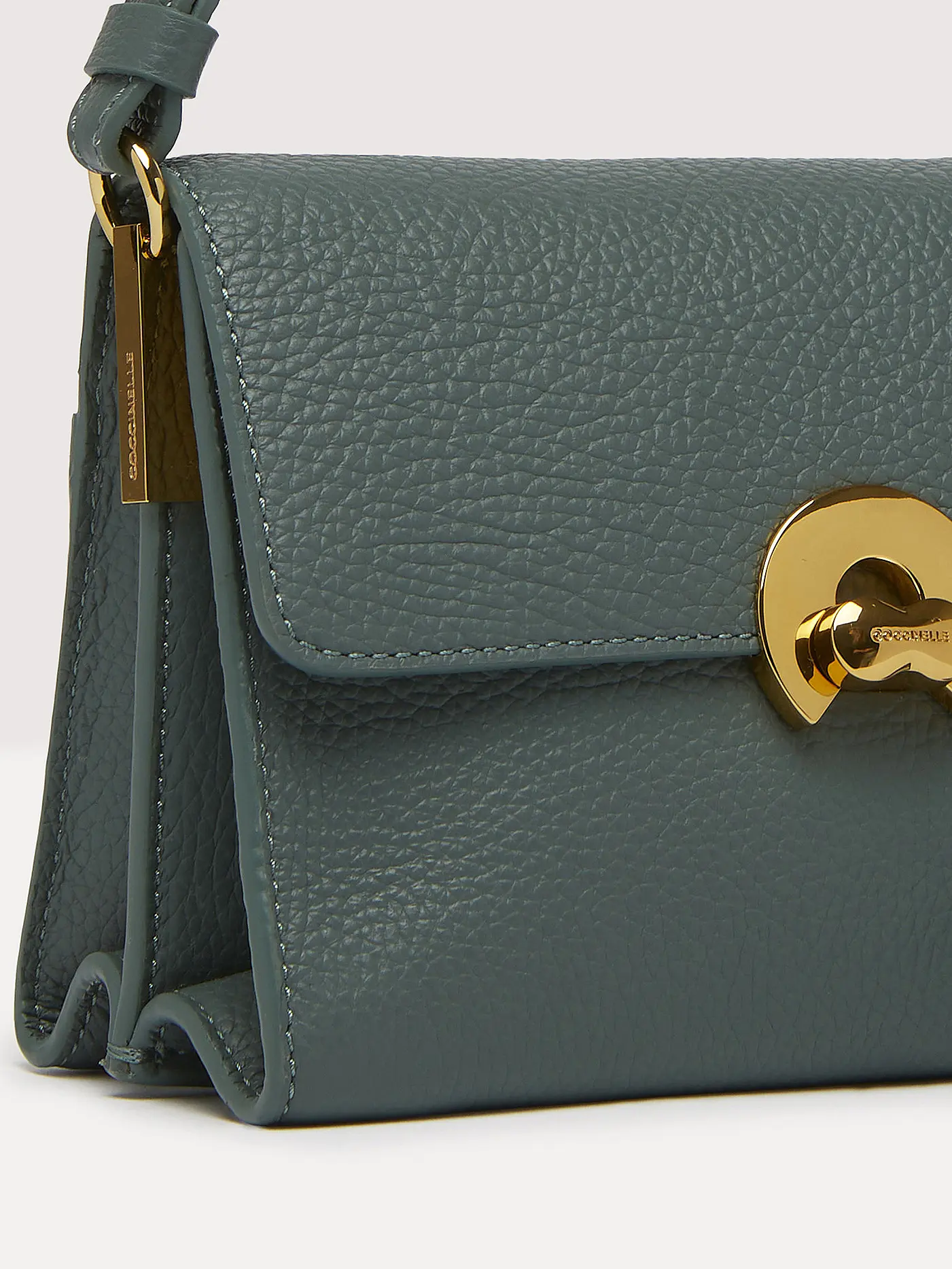 COCCINELLE | Ledertasche - Mini Bag COCCINELLEBINXIE | petrol