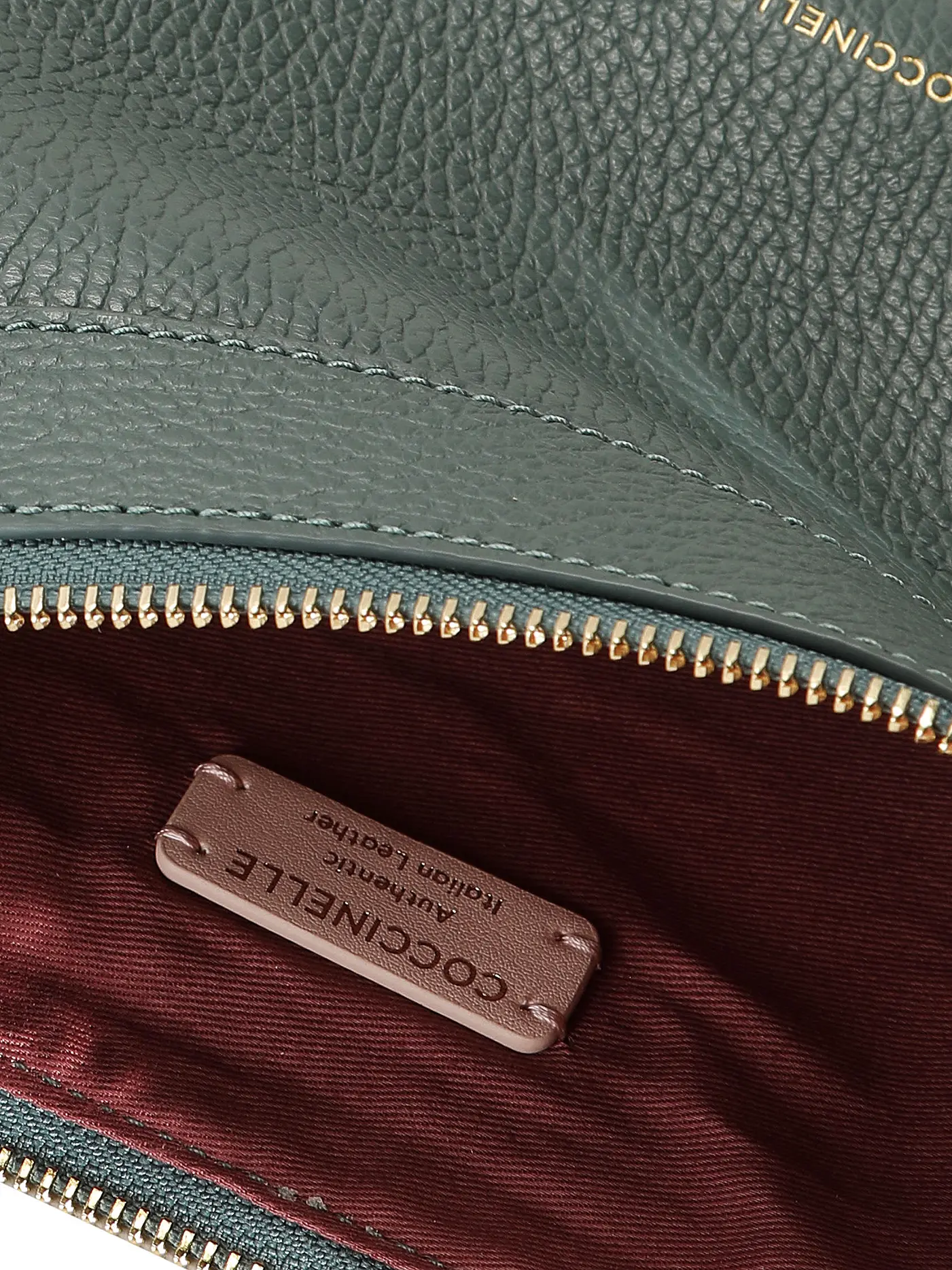 COCCINELLE | Ledertasche - Mini Bag COCCINELLEWHISPER | petrol