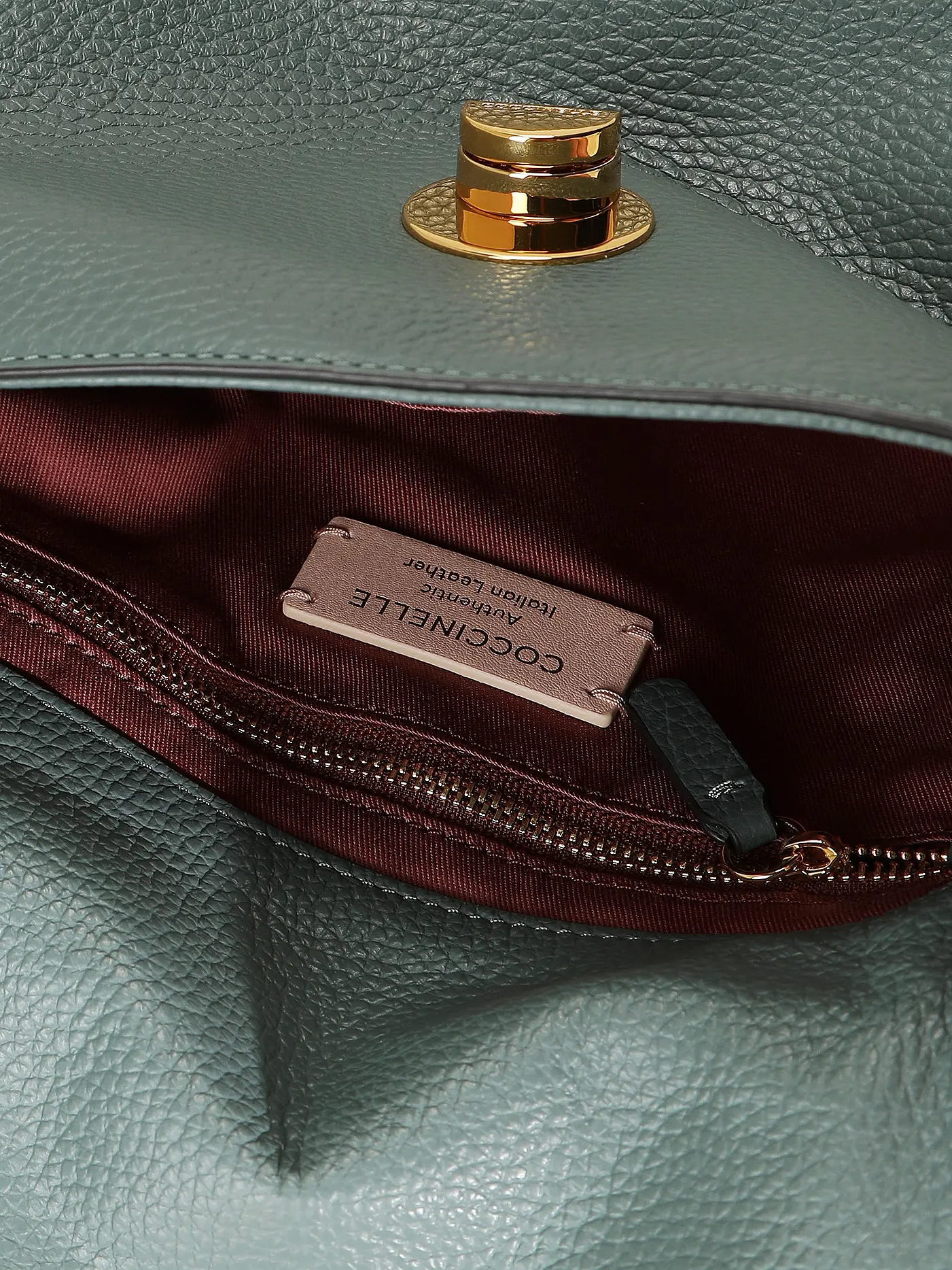 COCCINELLE | Ledertasche - Umhängetasche LIYA | petrol
