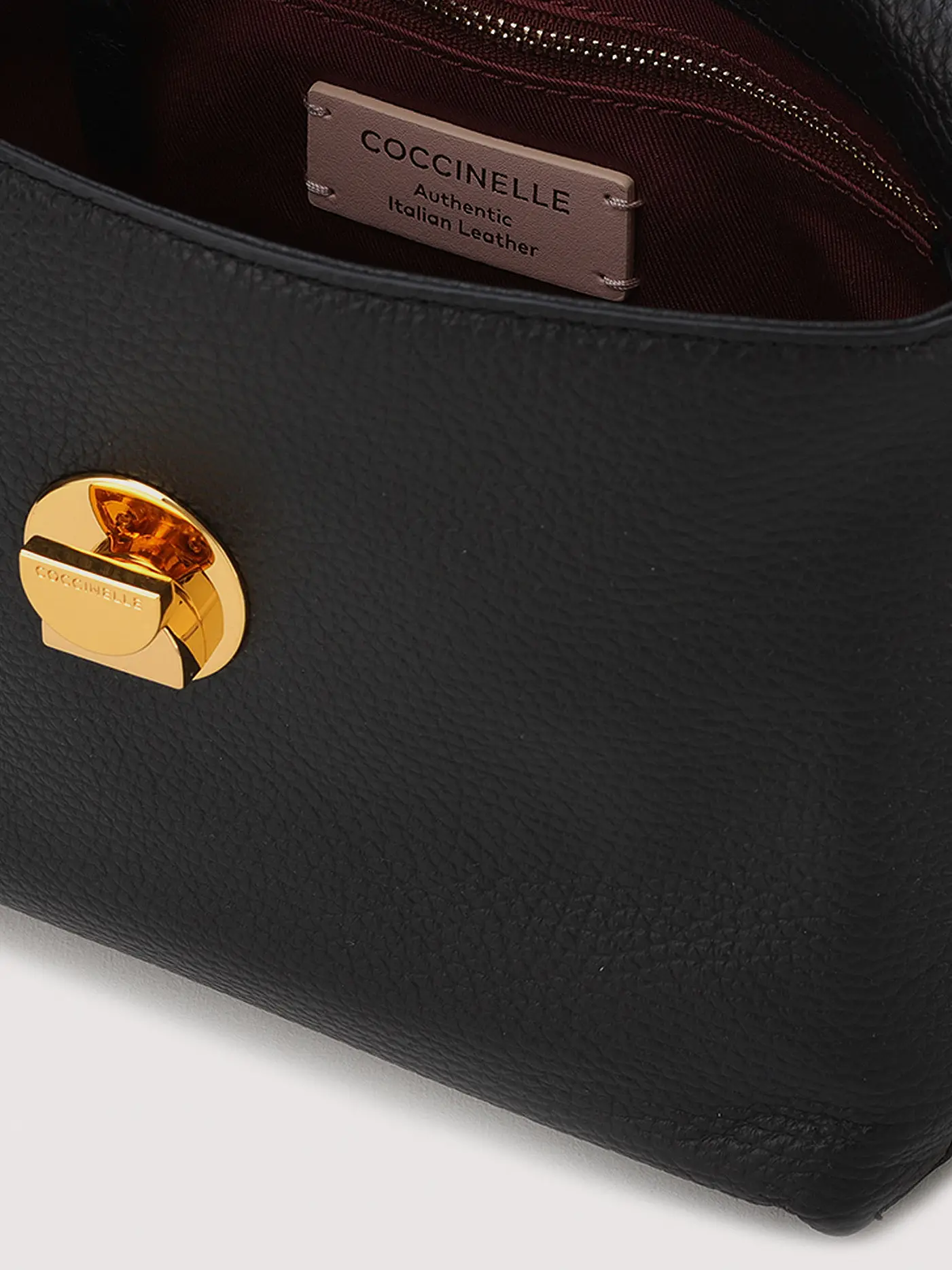 COCCINELLE | Ledertasche - Umhängetasche LIYA | schwarz