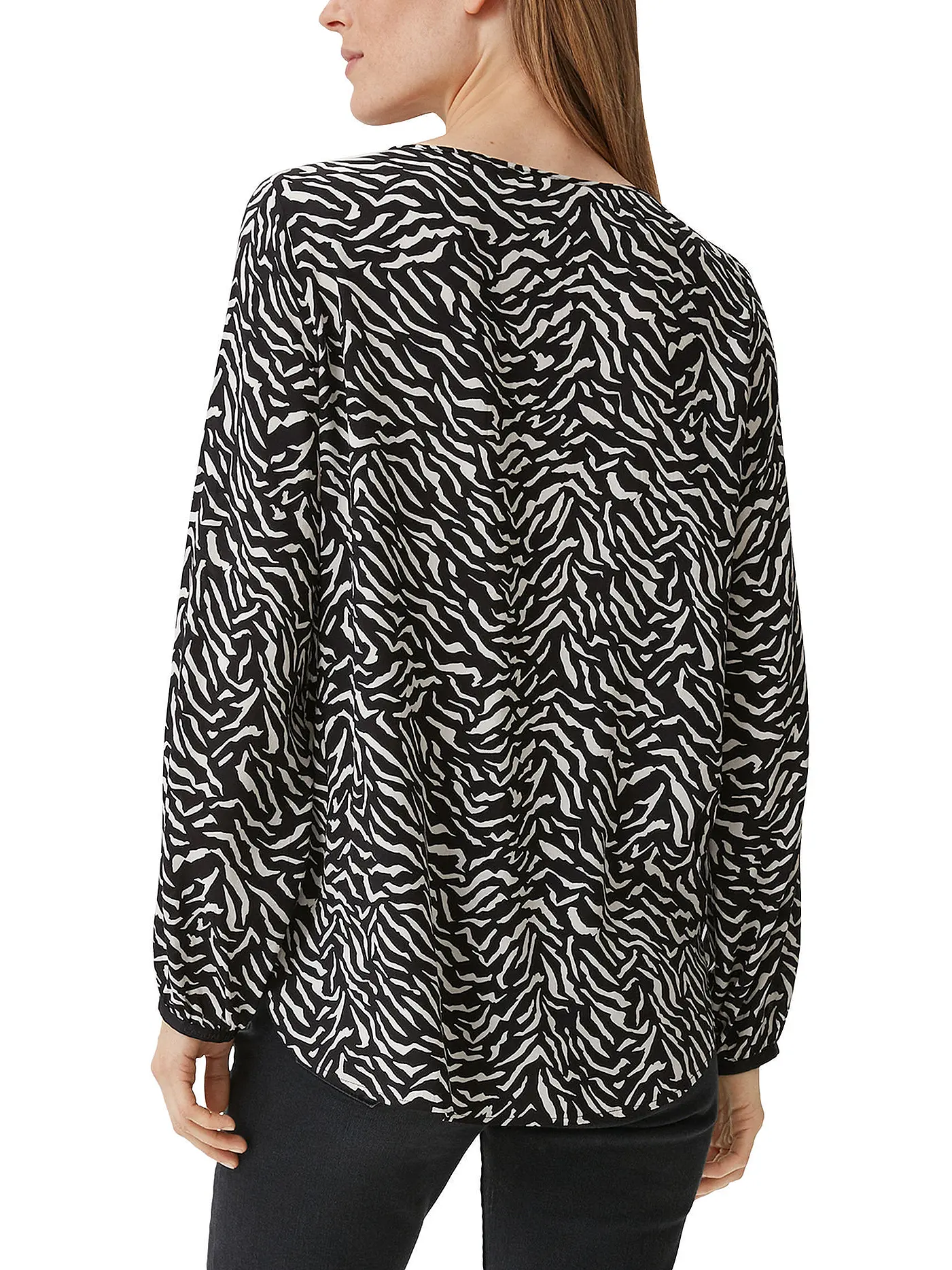 COMMA IDENTITY | Bluse | schwarz
