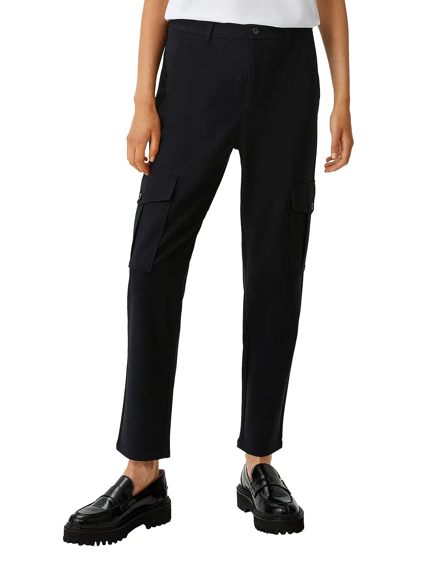 COMMA IDENTITY | Cargohose | schwarz
