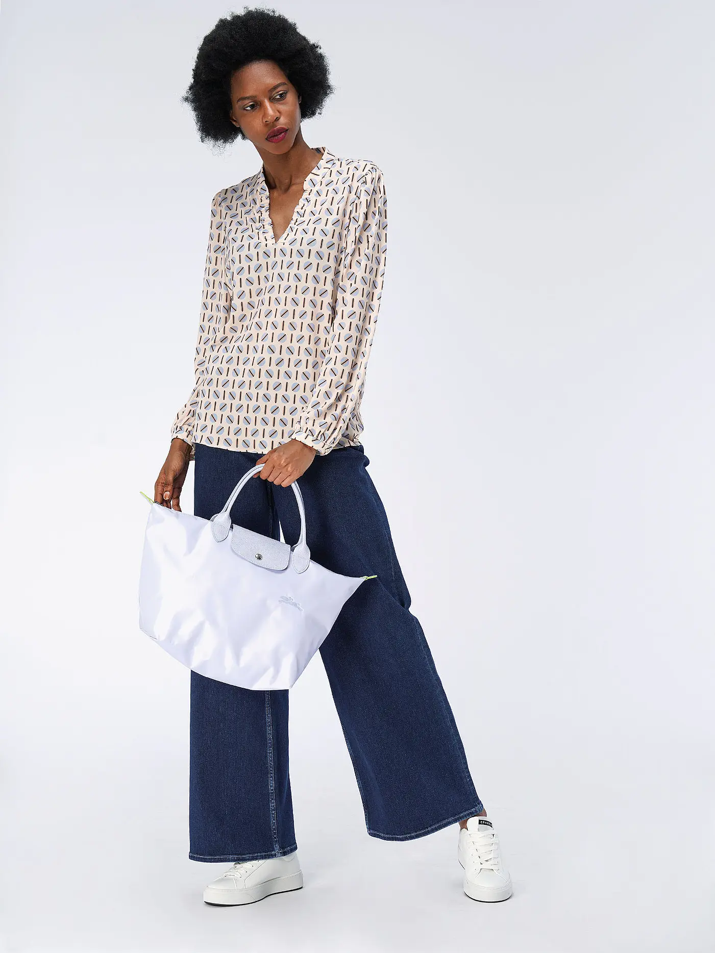 COMMA IDENTITY | Jeans Wide Fit | dunkelblau