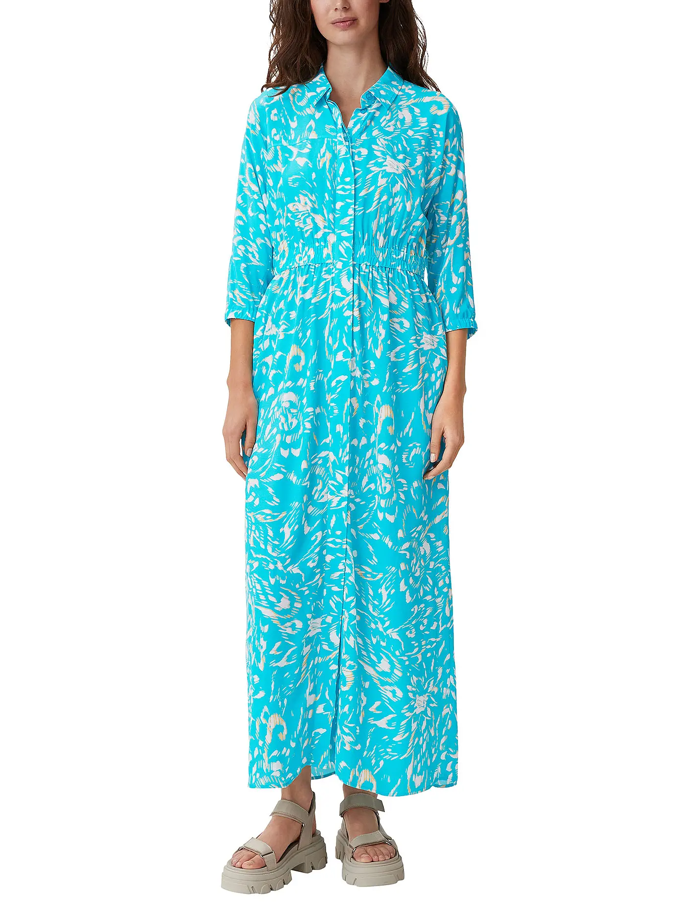COMMA IDENTITY | Midikleid | blau