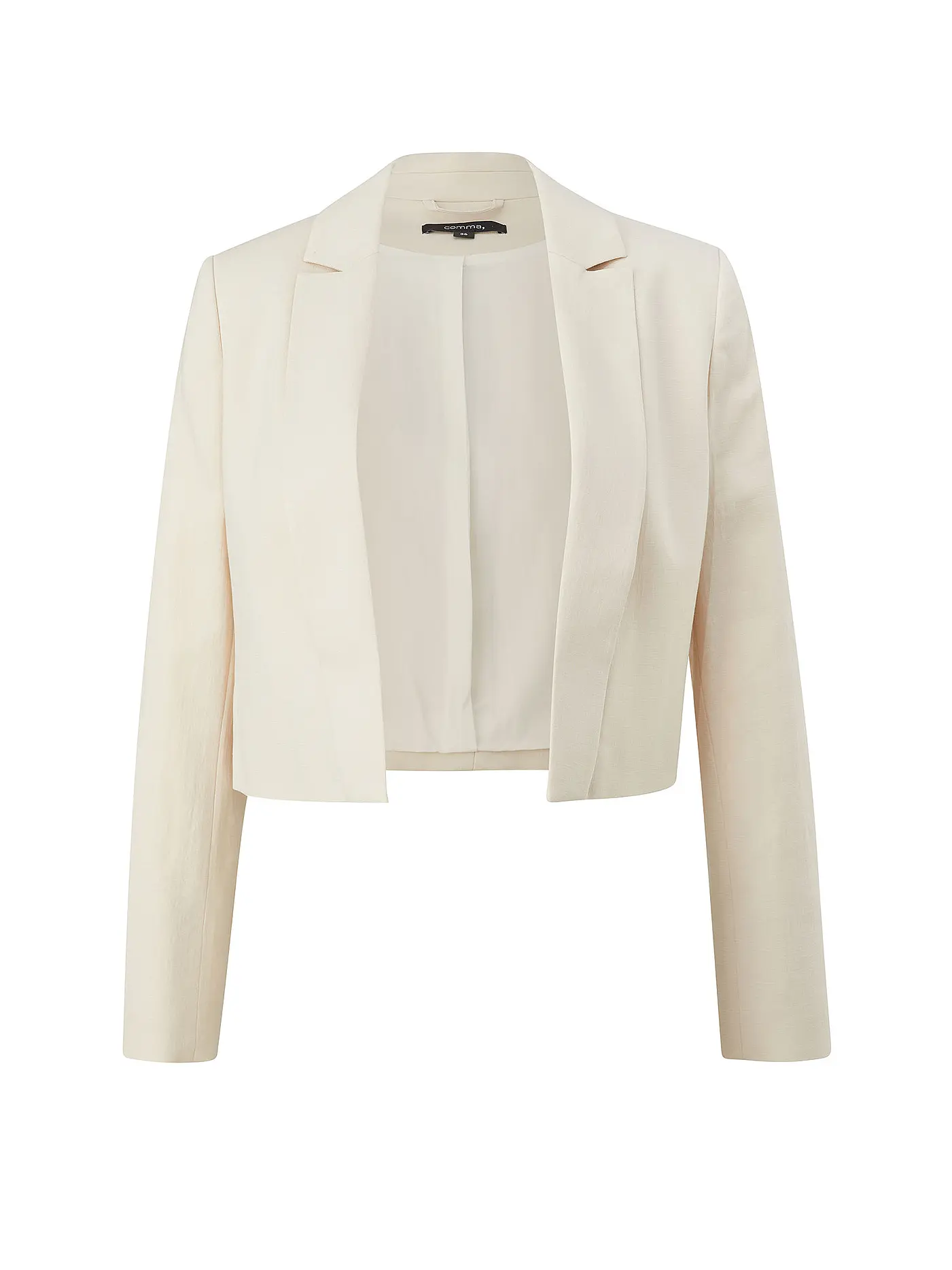 COMMA | Blazer Cropped Fit | beige