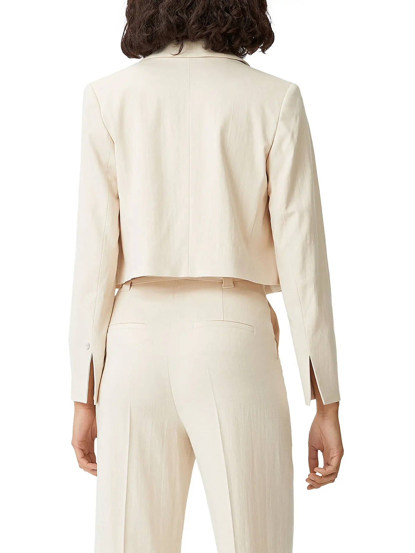 COMMA | Blazer Cropped Fit | beige