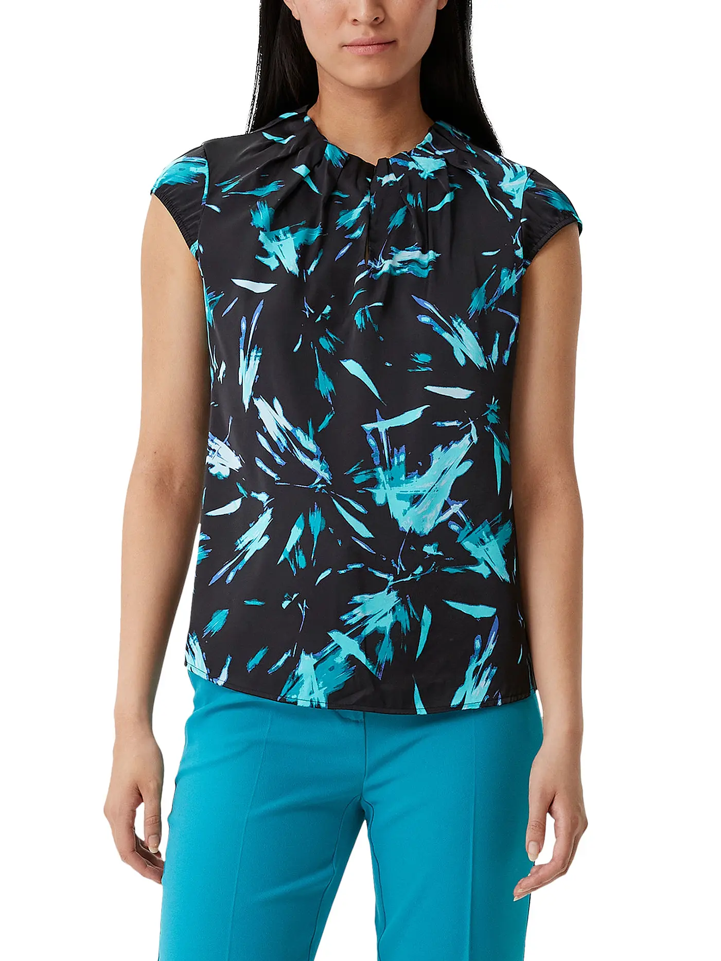 COMMA | Bluse | schwarz