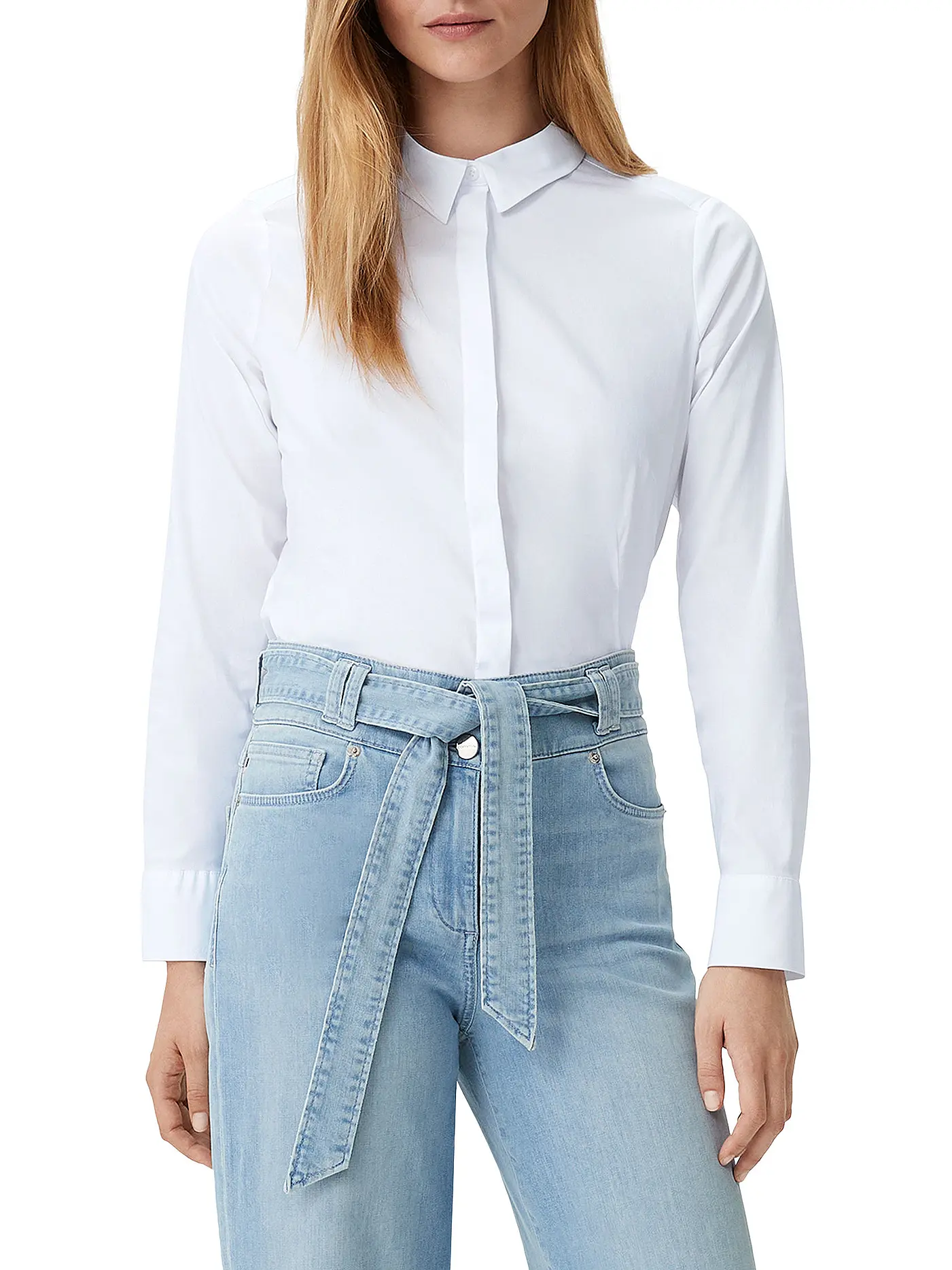 COMMA | Bluse | weiss