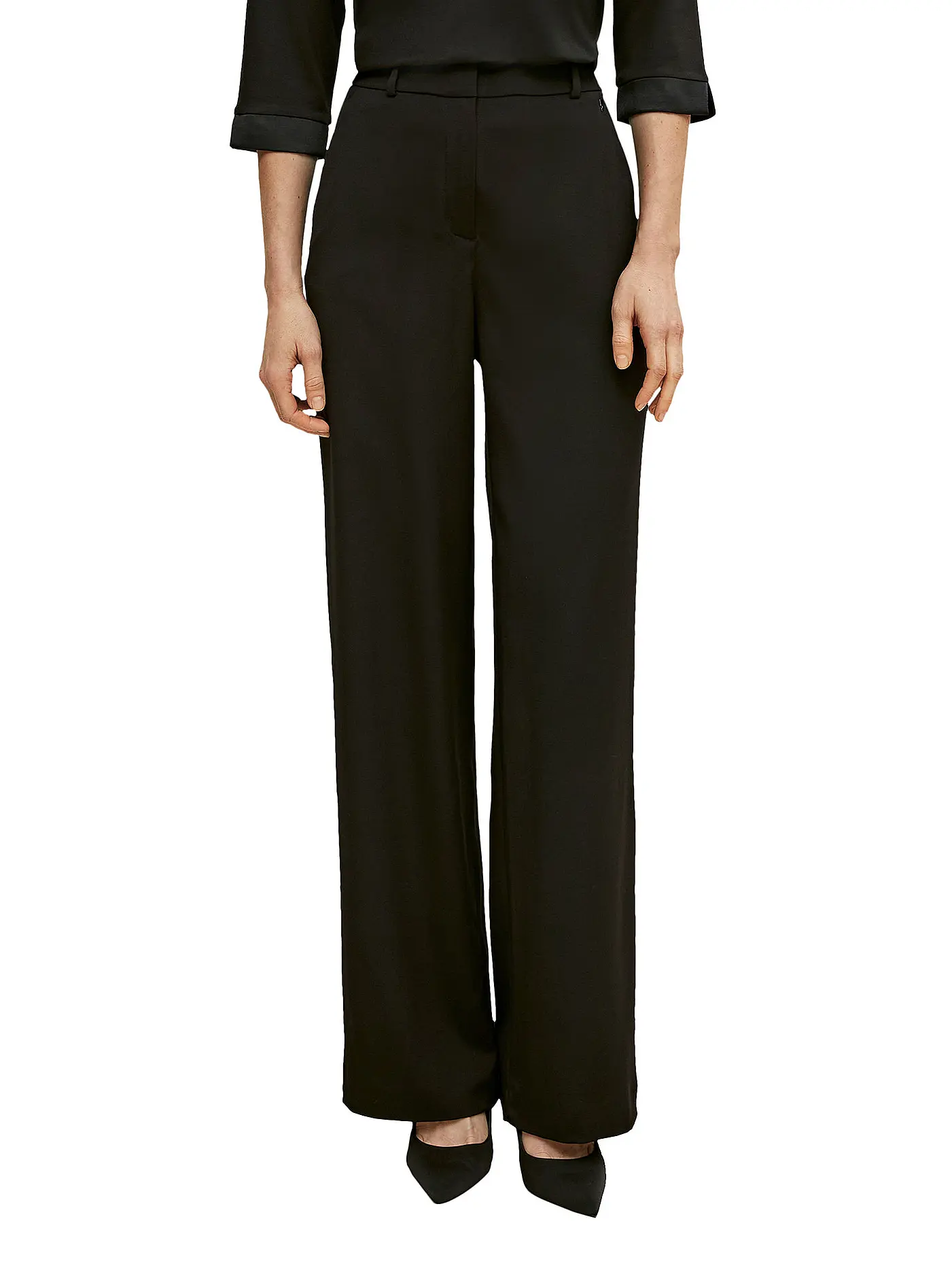 COMMA | Highwaist Hose  | schwarz