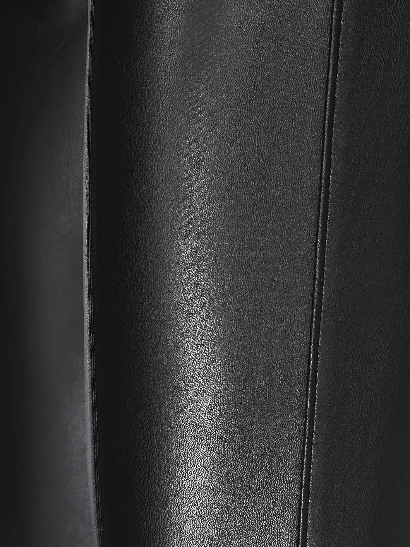 COMMA | Hose in Lederoptik | schwarz