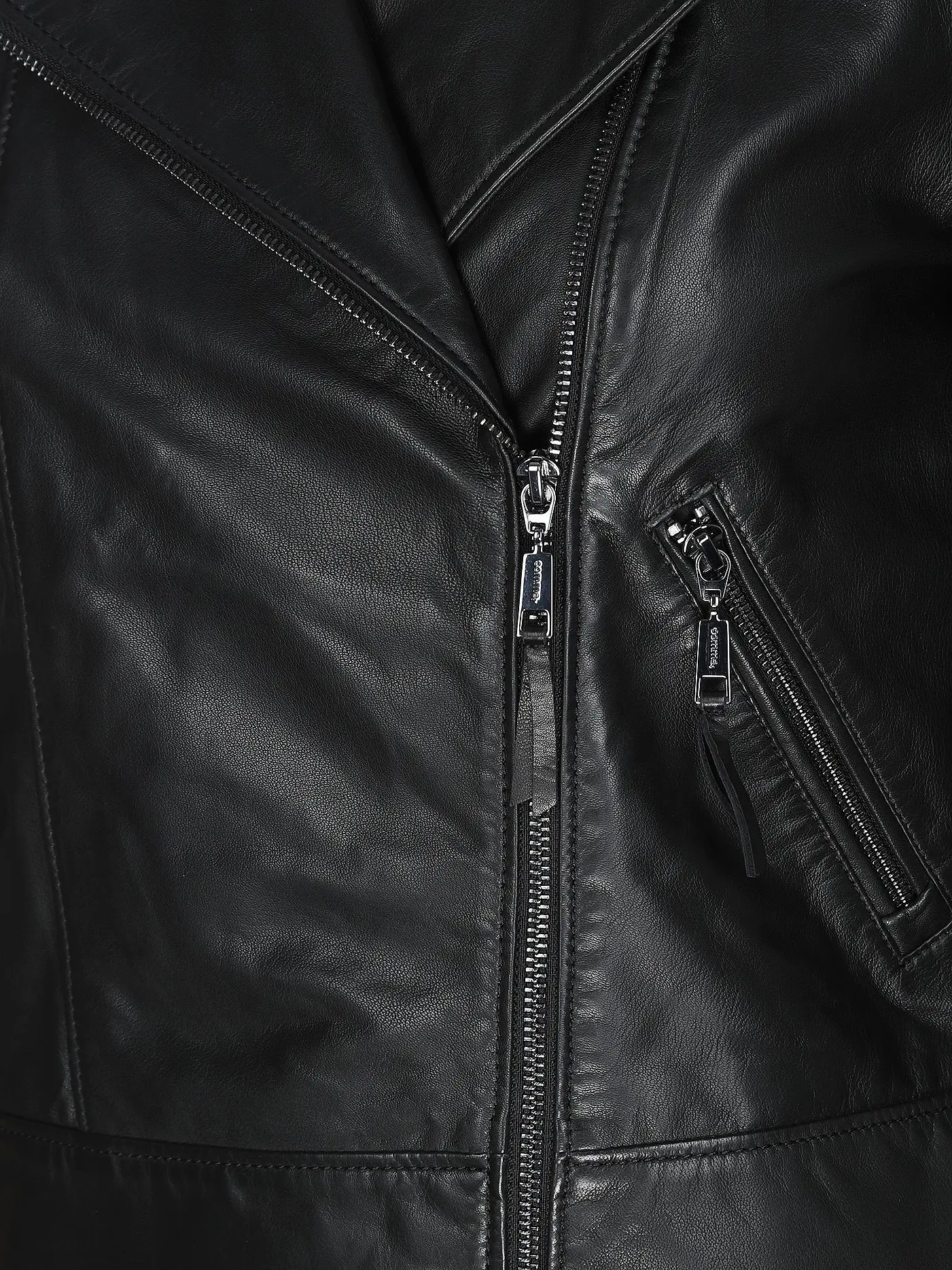 COMMA | Lederjacke | schwarz