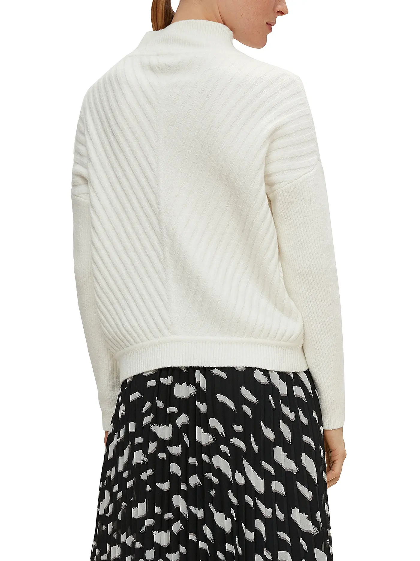 COMMA | Pullover | weiss