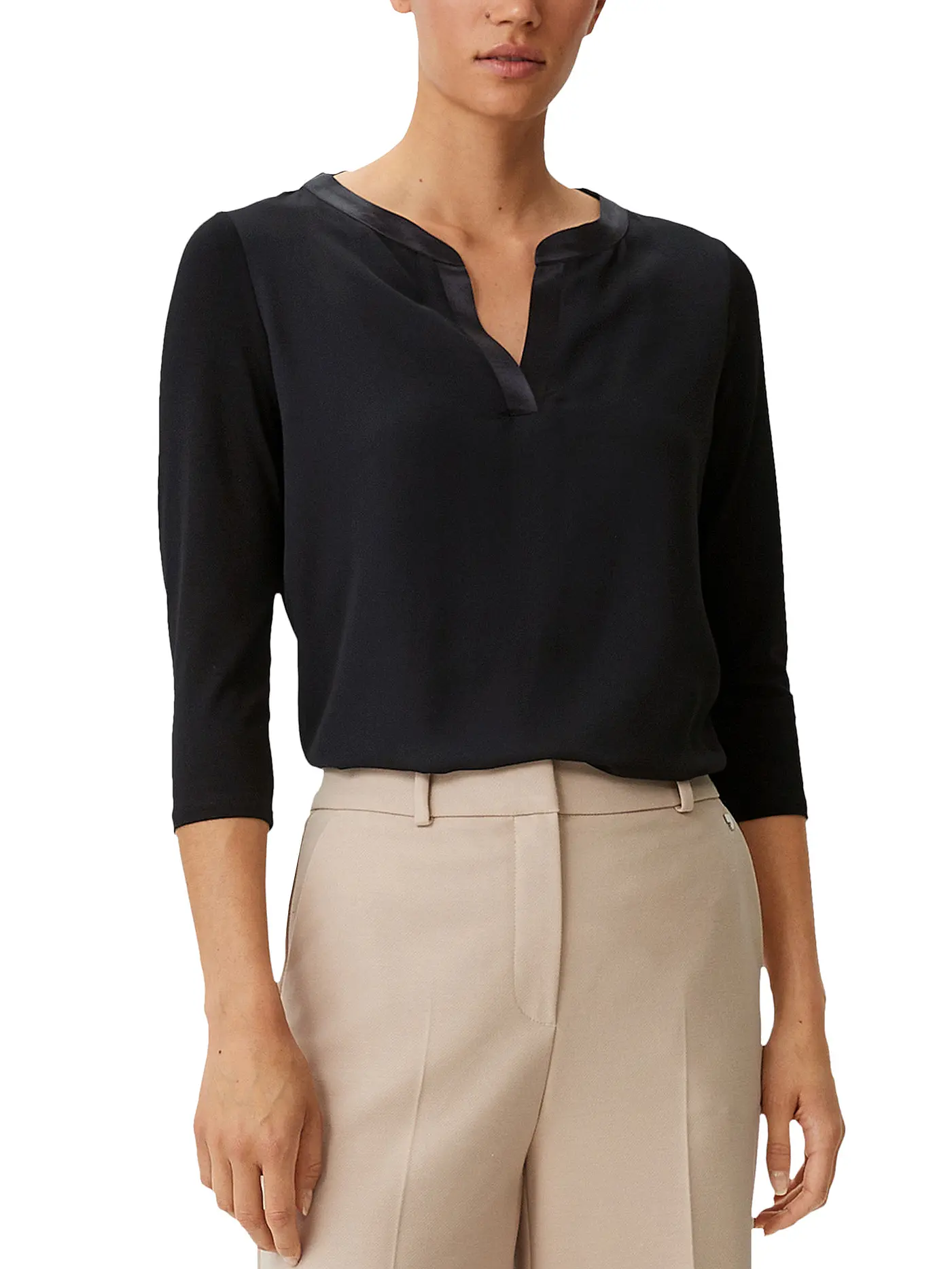 COMMA | Shirt | schwarz