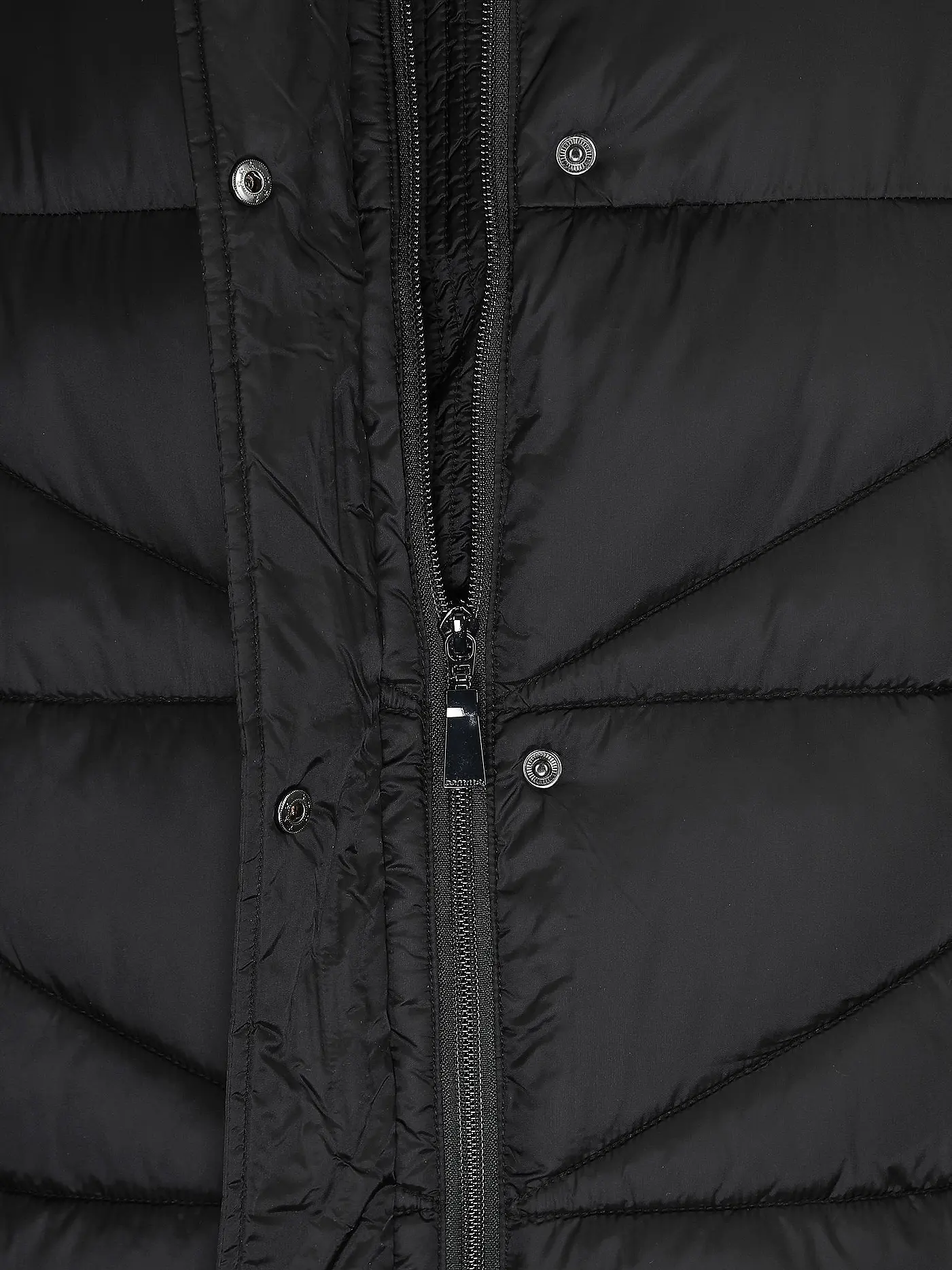 COMMA | Steppgilet | schwarz
