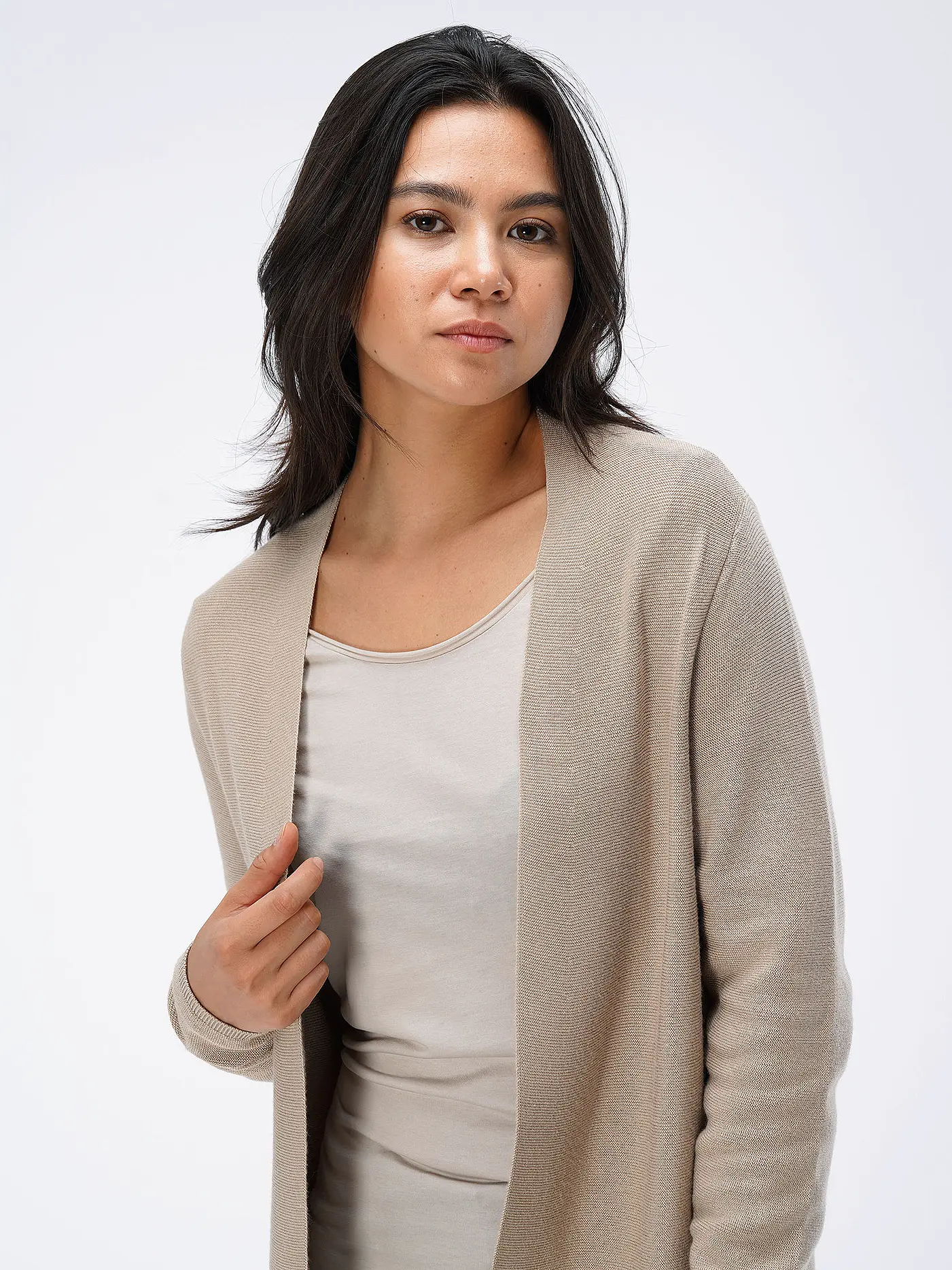 COMMA | Strickjacke  | camel